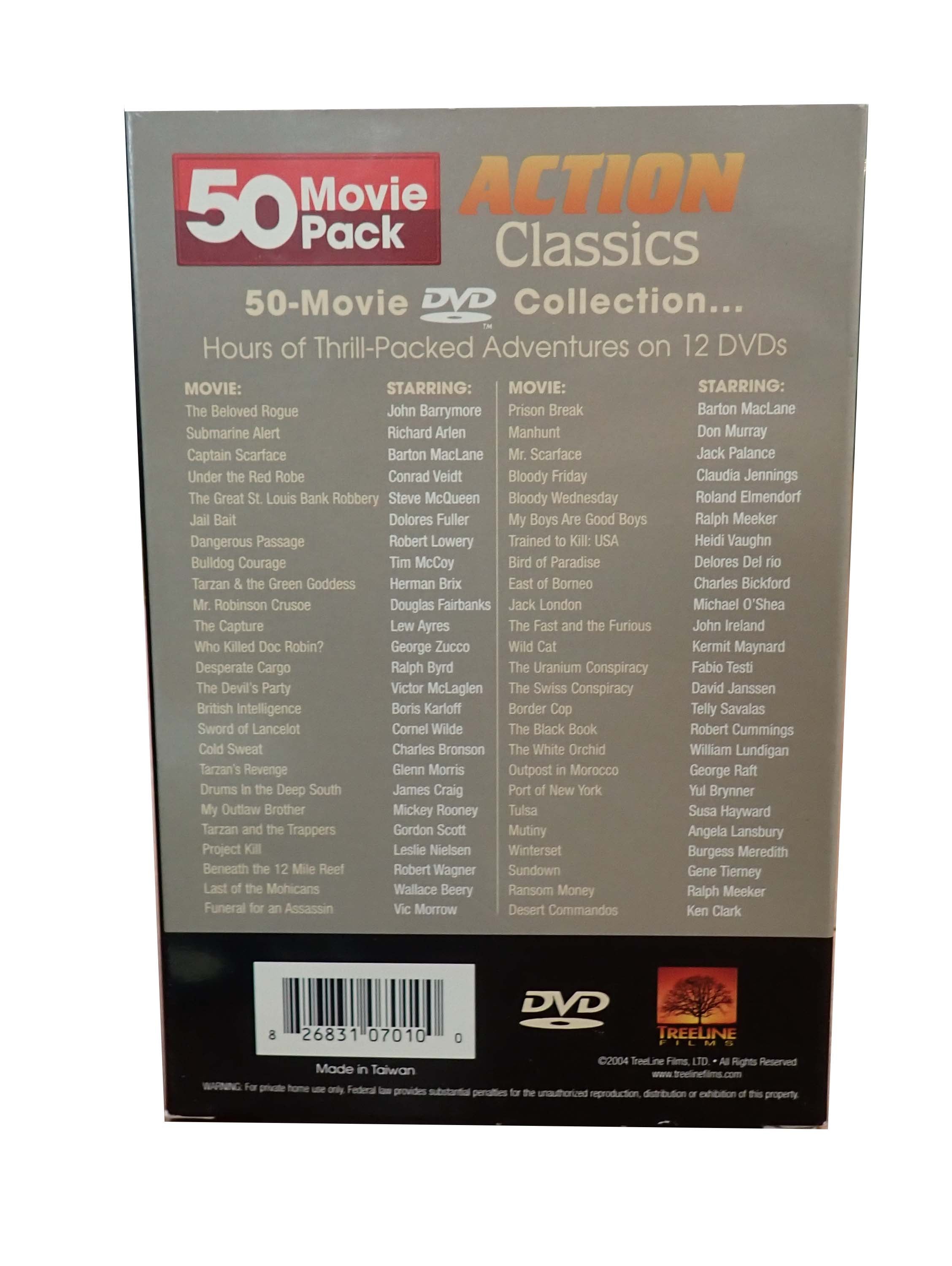 Action Classics 50 Movie Pack - [DVD] (Pre-Owned)