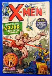 X-Men #10 (1965) - GD/VG (3.0) - 1st Ka-Zar