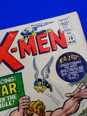 X-Men #10 (1965) - GD/VG (3.0) - 1st Ka-Zar