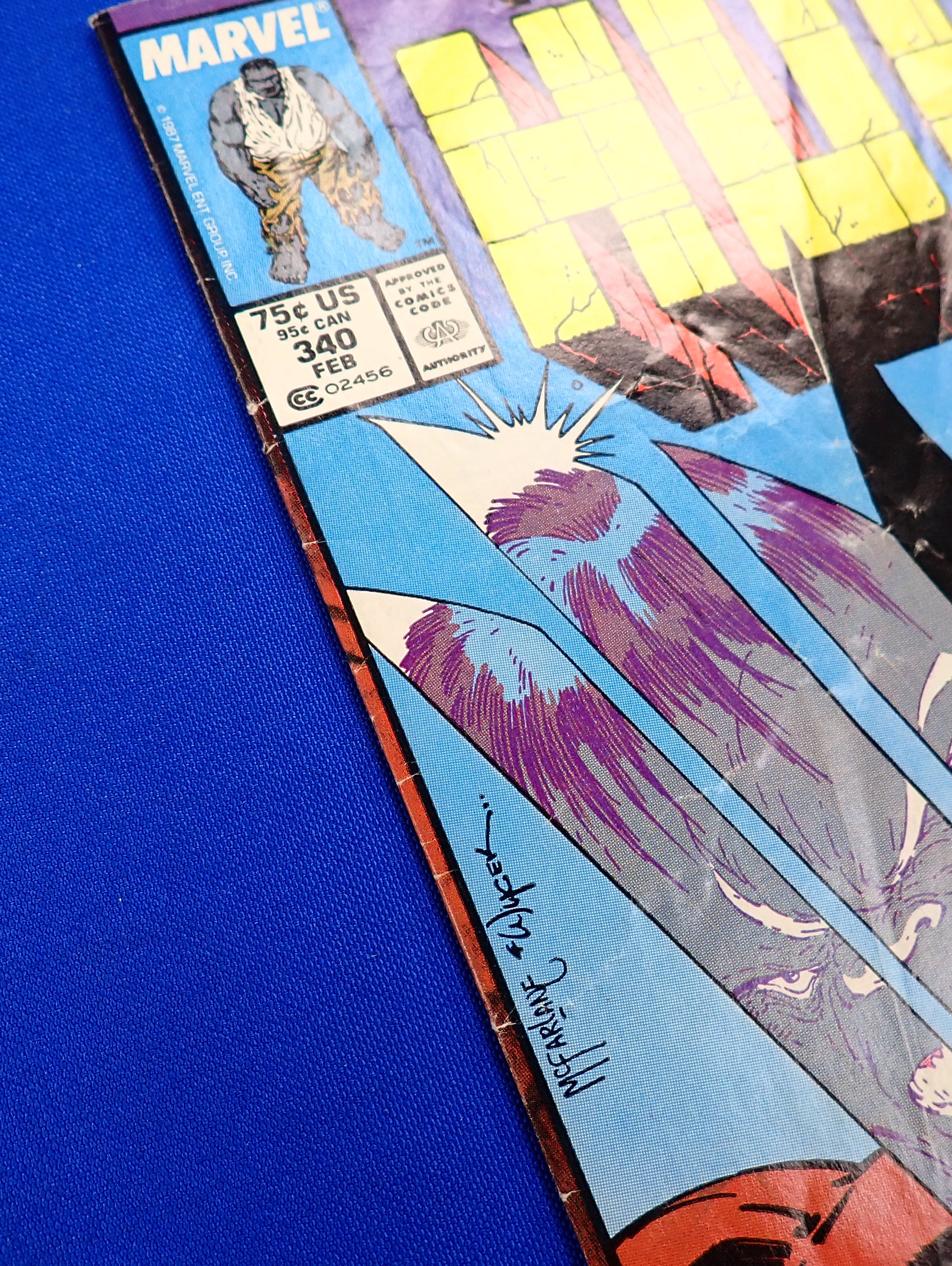 Incredible Hulk #340 (1987) - VG (4.0) - Iconic McFarlane Cover, Lower Grade
