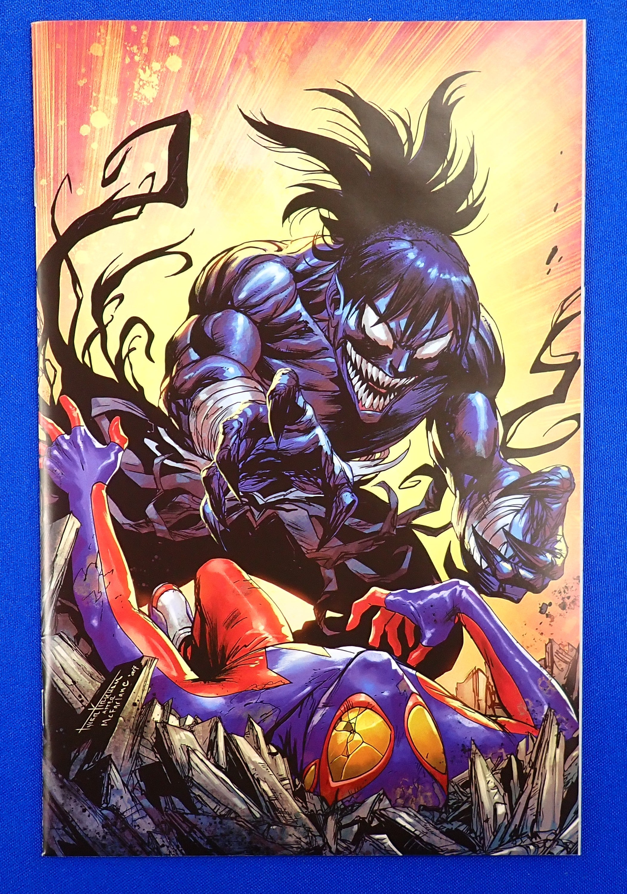 Death of Venomverse #2 (2023) - NM+ (9.2+) - Kirkham "Virgin" Variant 29 of 666
