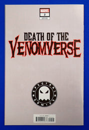 Death of Venomverse #2 (2023) - NM+ (9.2+) - Kirkham "Virgin" Variant 29 of 666