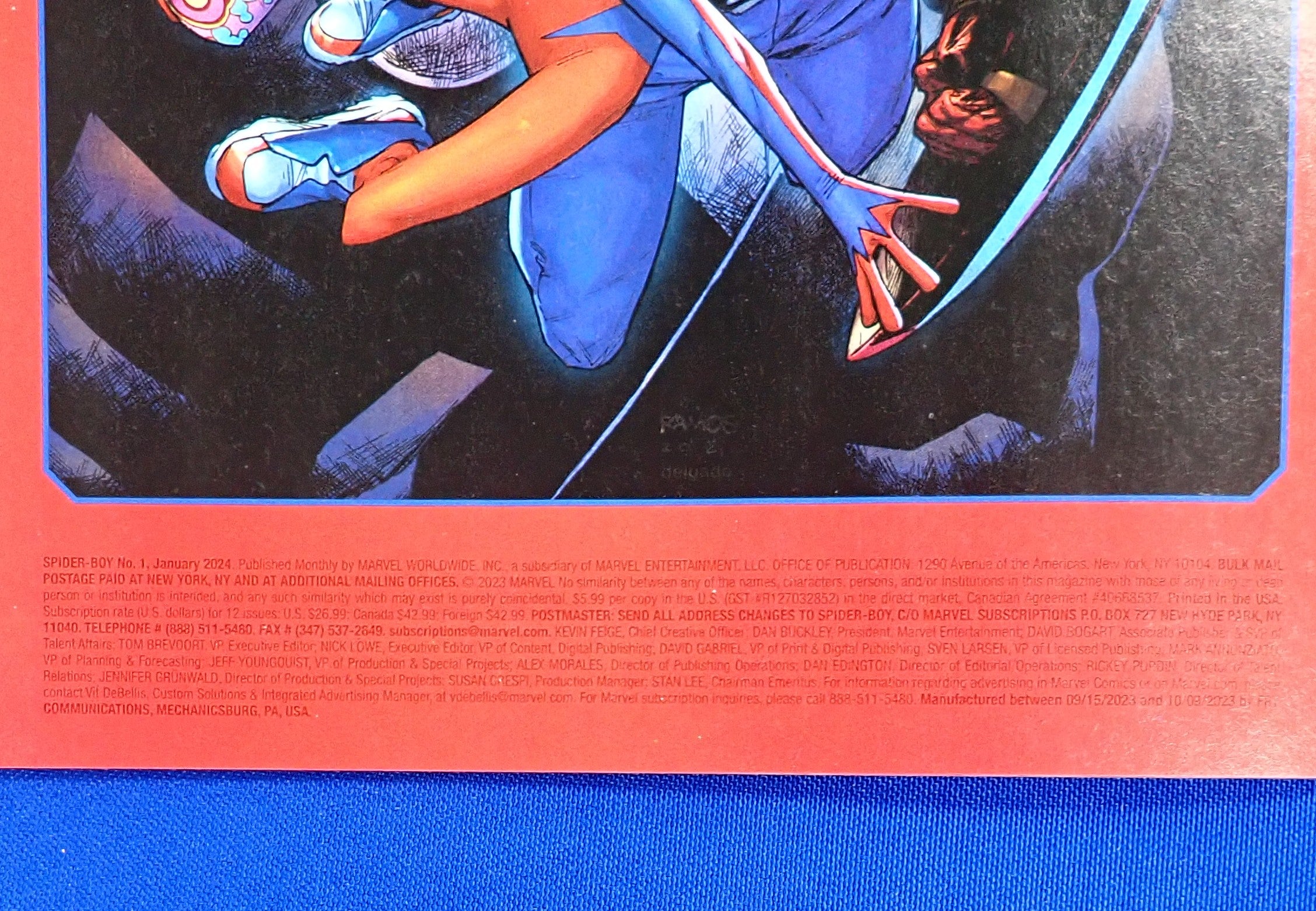 Spider-Boy #1 (2024) - NM+ (9.2+) - Baldari Variant 68/800 w/ COA