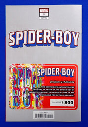 Spider-Boy #1 (2024) - NM+ (9.2+) - Baldari Variant 68/800 w/ COA