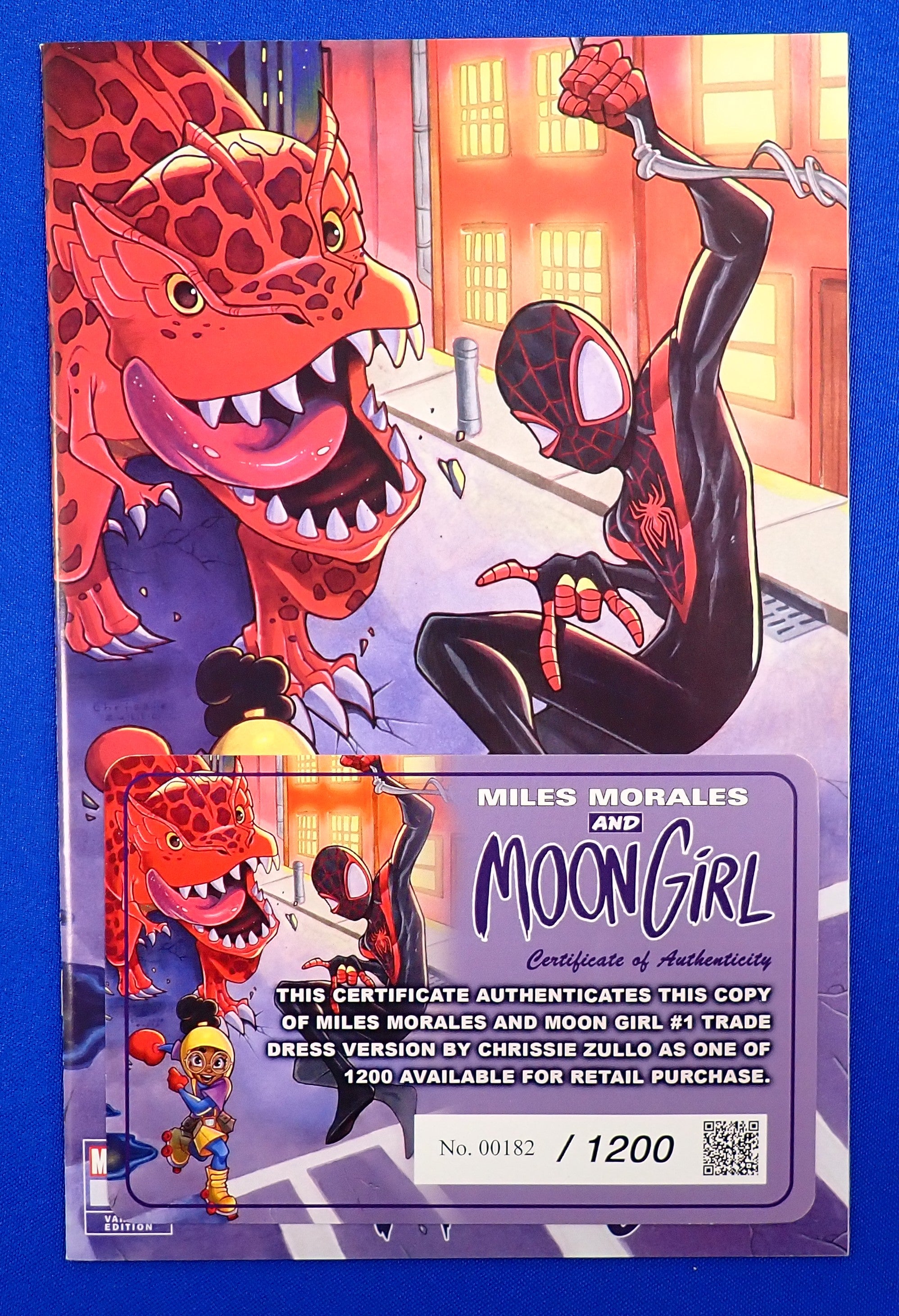 Miles Morales & Moon Girl #1 (2022) - NM+ (9.2+) - Zullo Variant Set Trade & "Virgin"