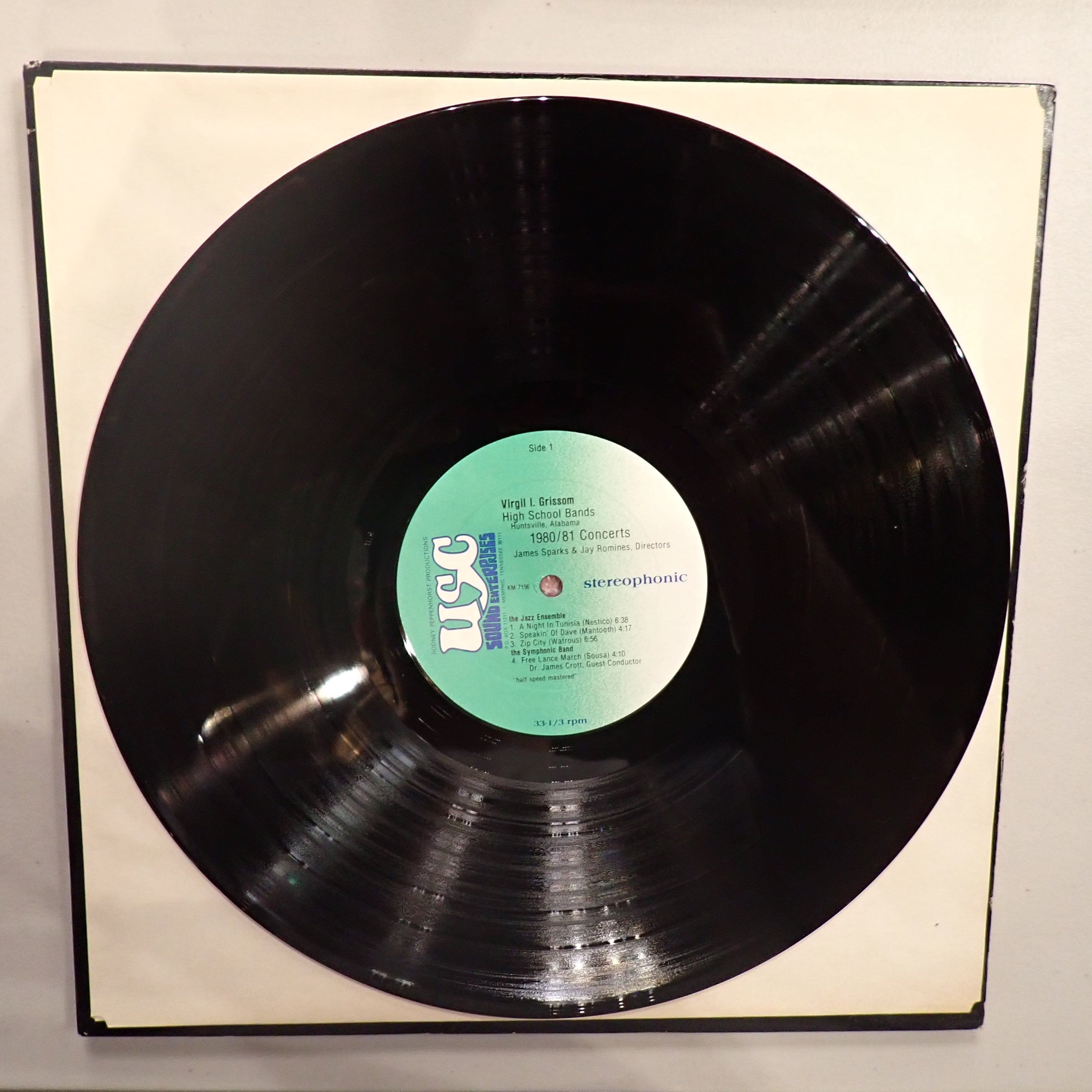 Virgil I Grissom High School Bands – 1980/81 Concerts, Jazz - Concert - Symphonic