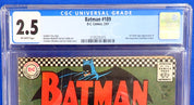 Batman #189 (1967) - CGC 2.5 - 1st Silver Age Scarecrow App.