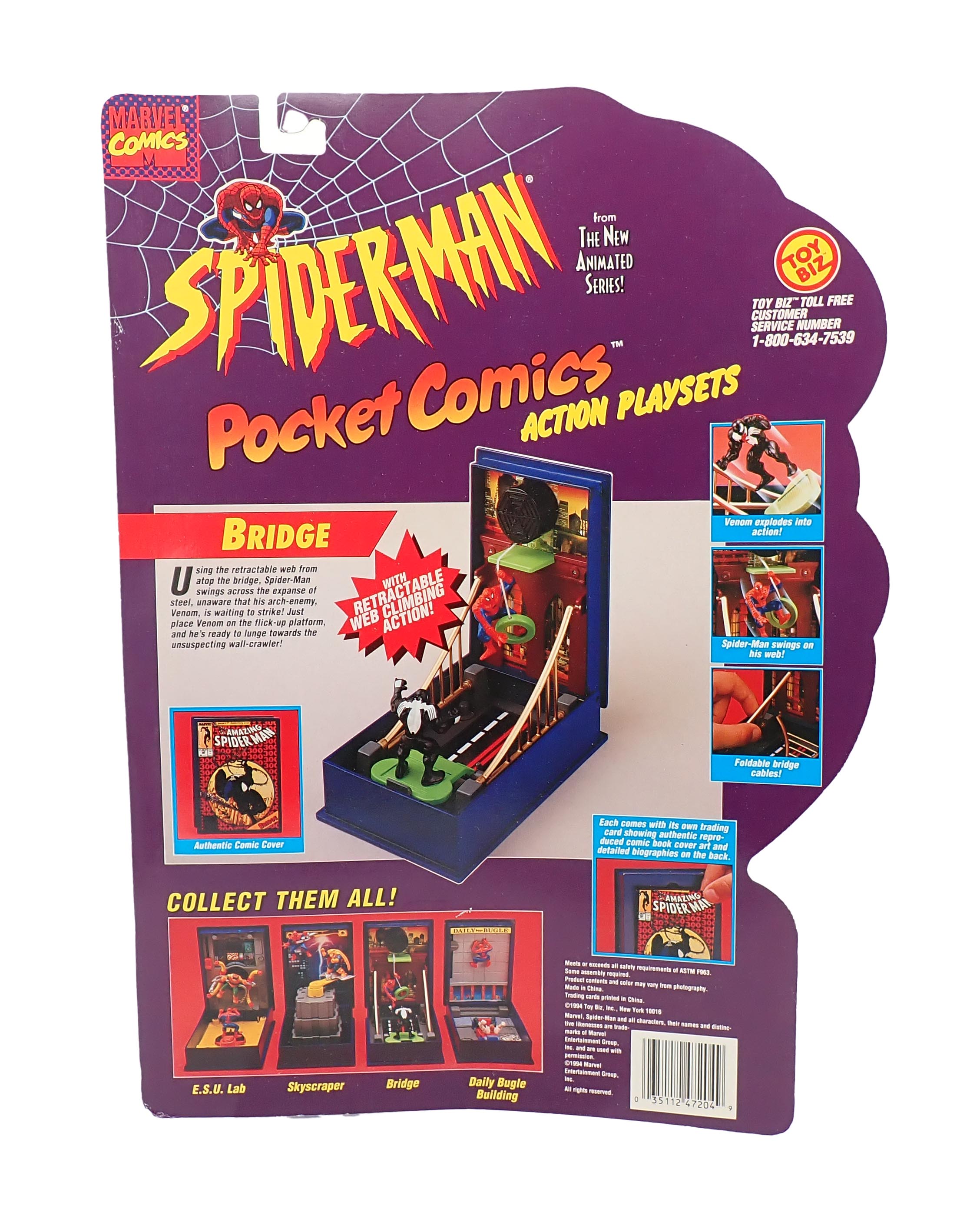 Bridge Spider-Man Pocket Comics Action Playset