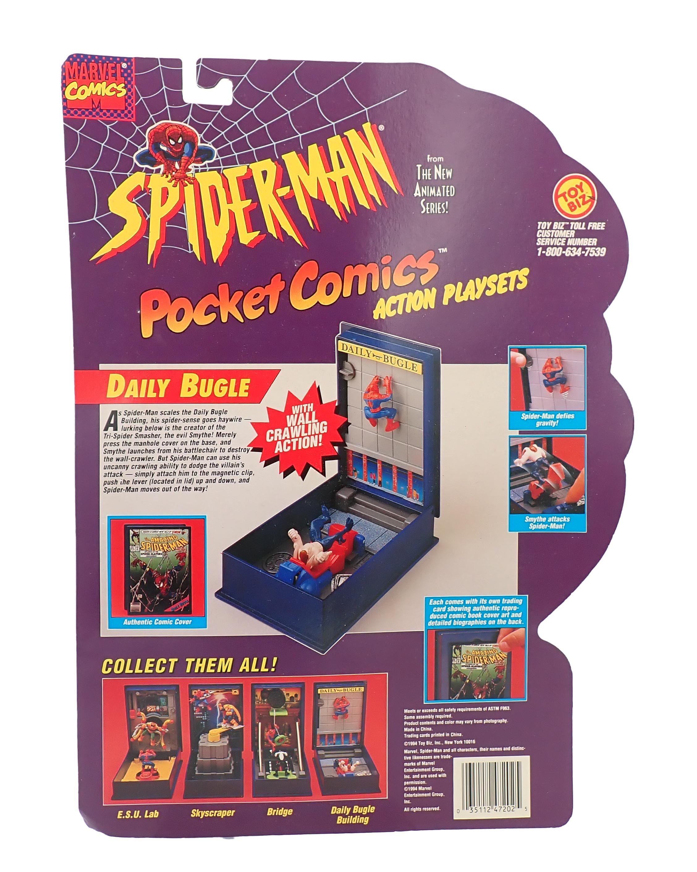 Daily Bugle Spider-Man Pocket Comics Action Playset