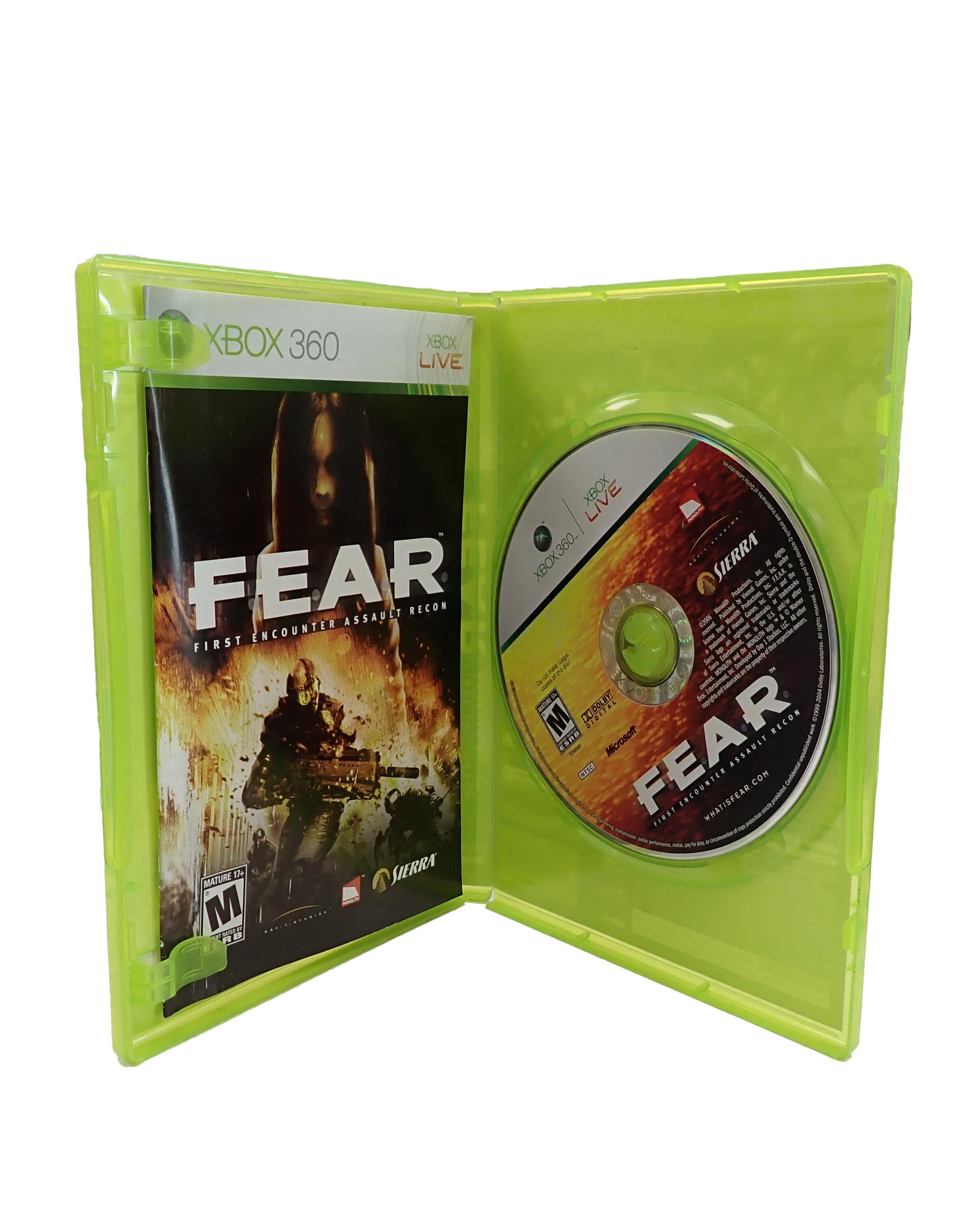 F.E.A.R. First Encounter Assault Recon - Xbox 360