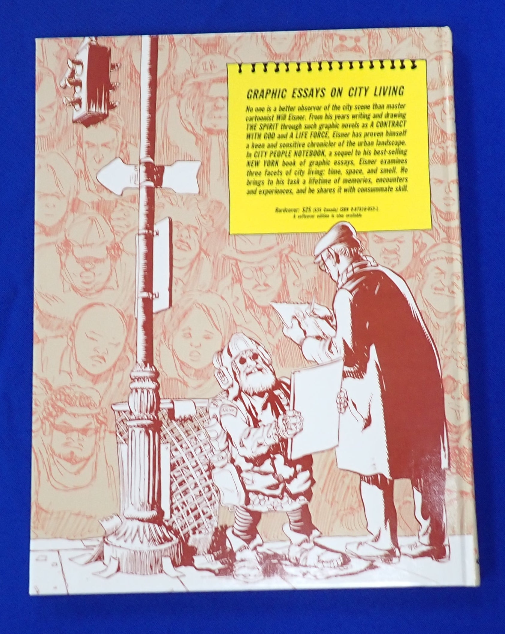 Will Eisner: City People Notebook Hardcover SIGNED COPY (Pre-Owned)