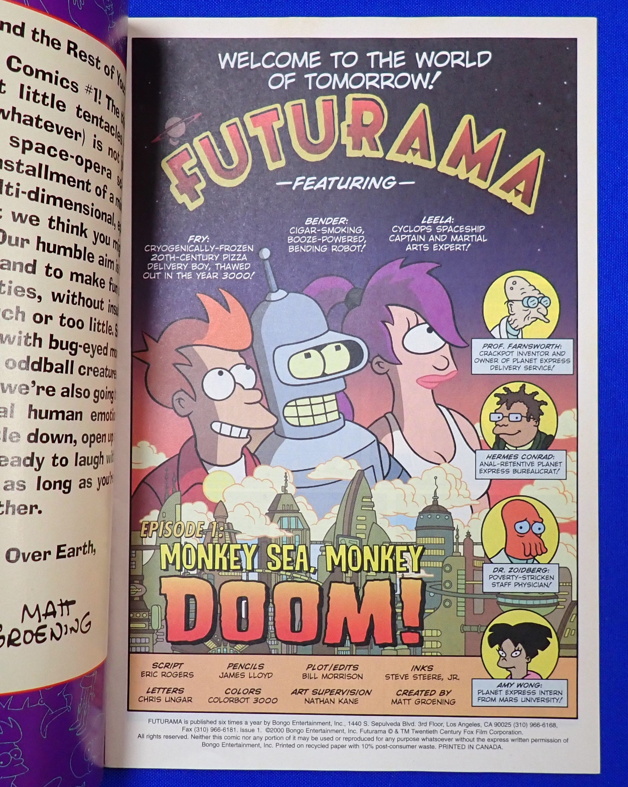 Futurama Comics #1 (2000) - VF- (7.5)