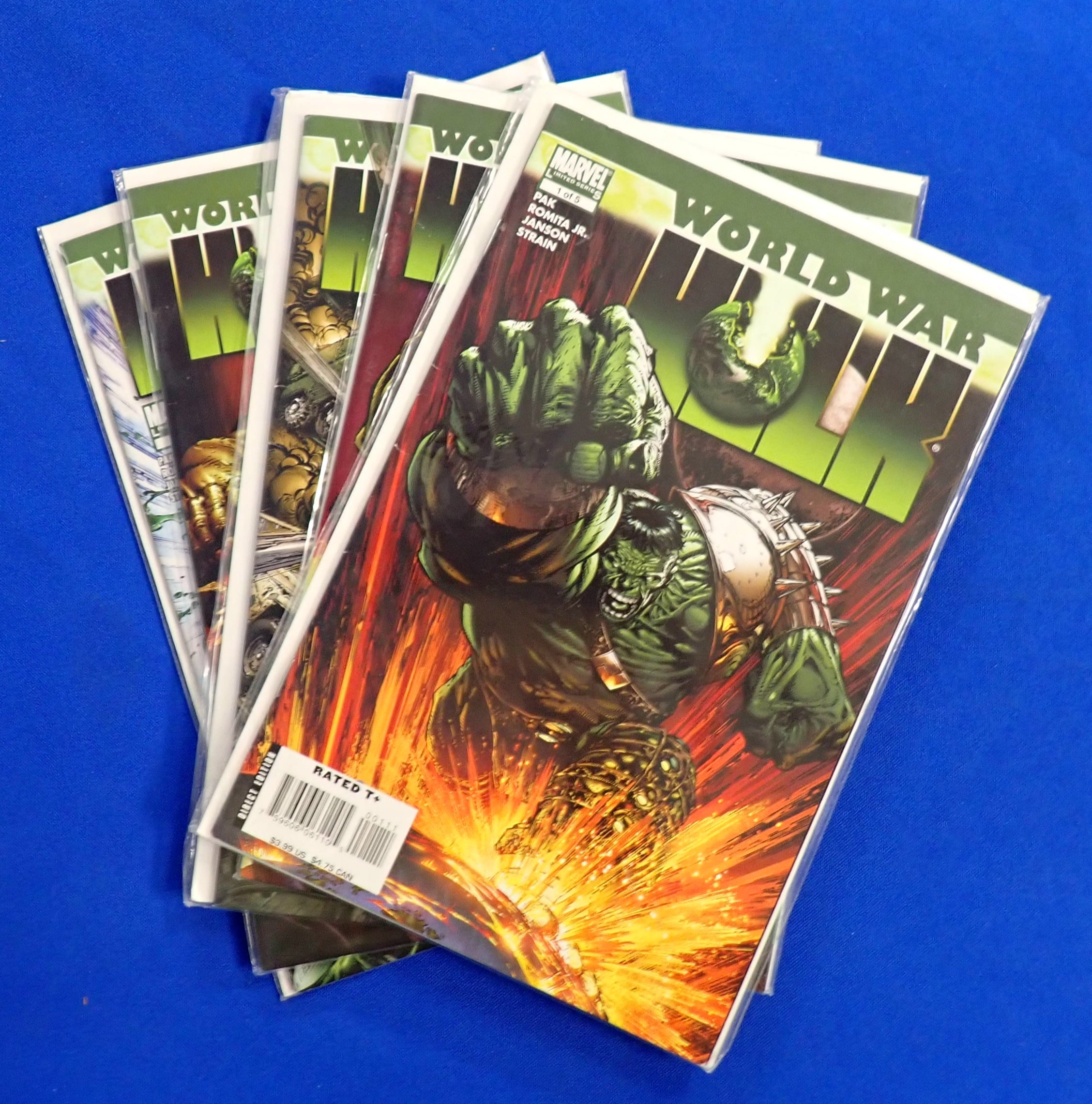 World War Hulk 1-5 (2007) Complete + Frontline One Shot - VF/NM (9.0)