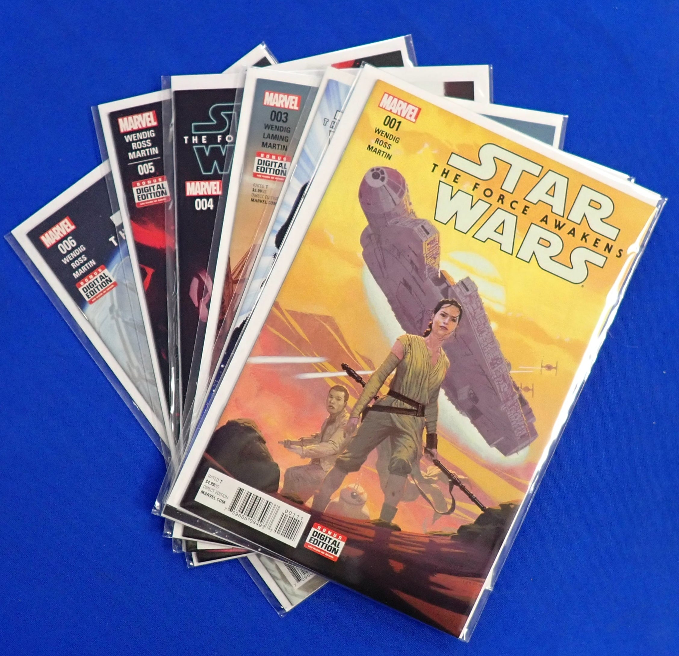 Star-Wars: The Force Awakens 1-6 (2016) - VF/NM (9.0)