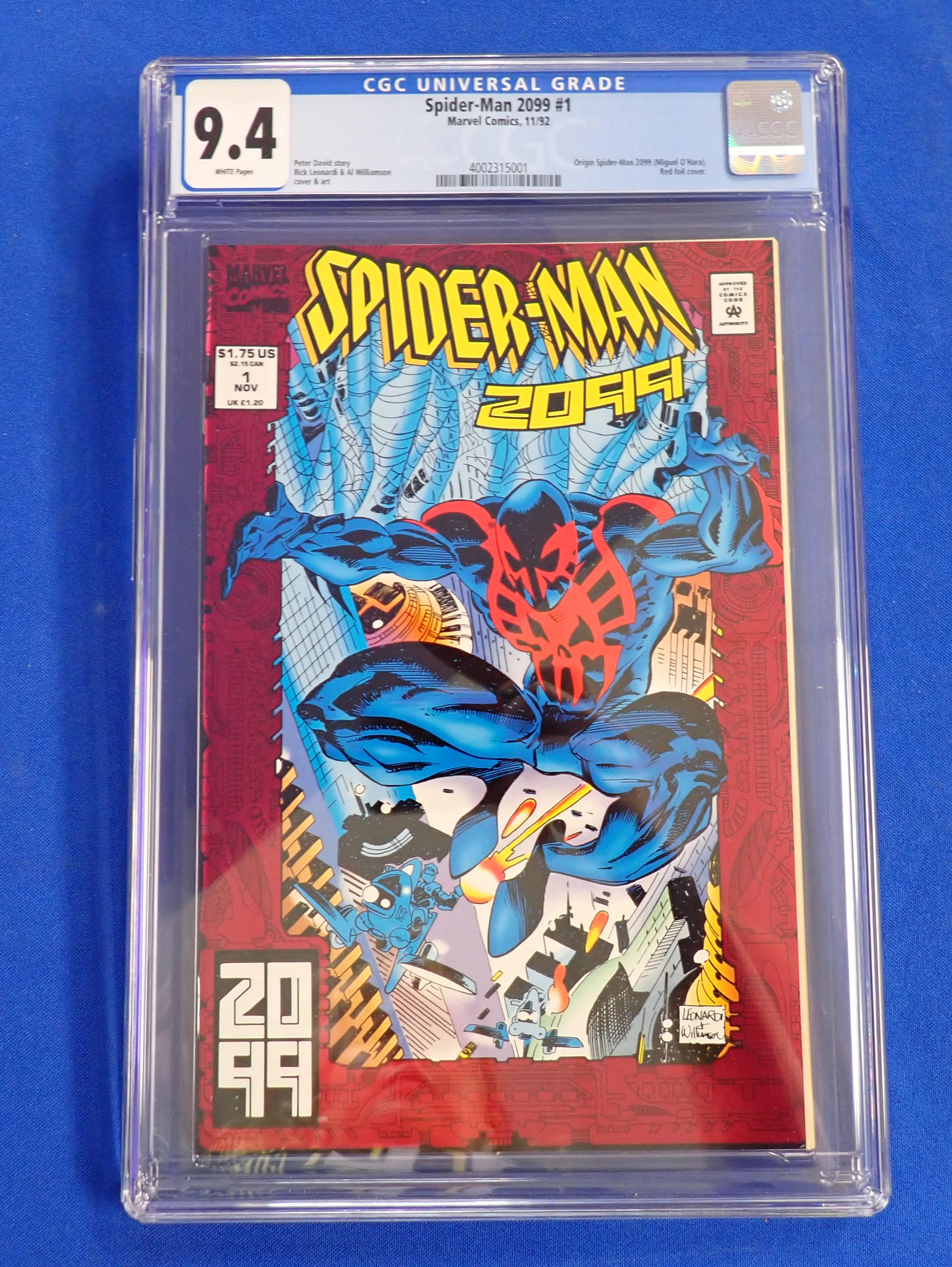 Spider-Man #1 2099 (1992) CGC 9.4