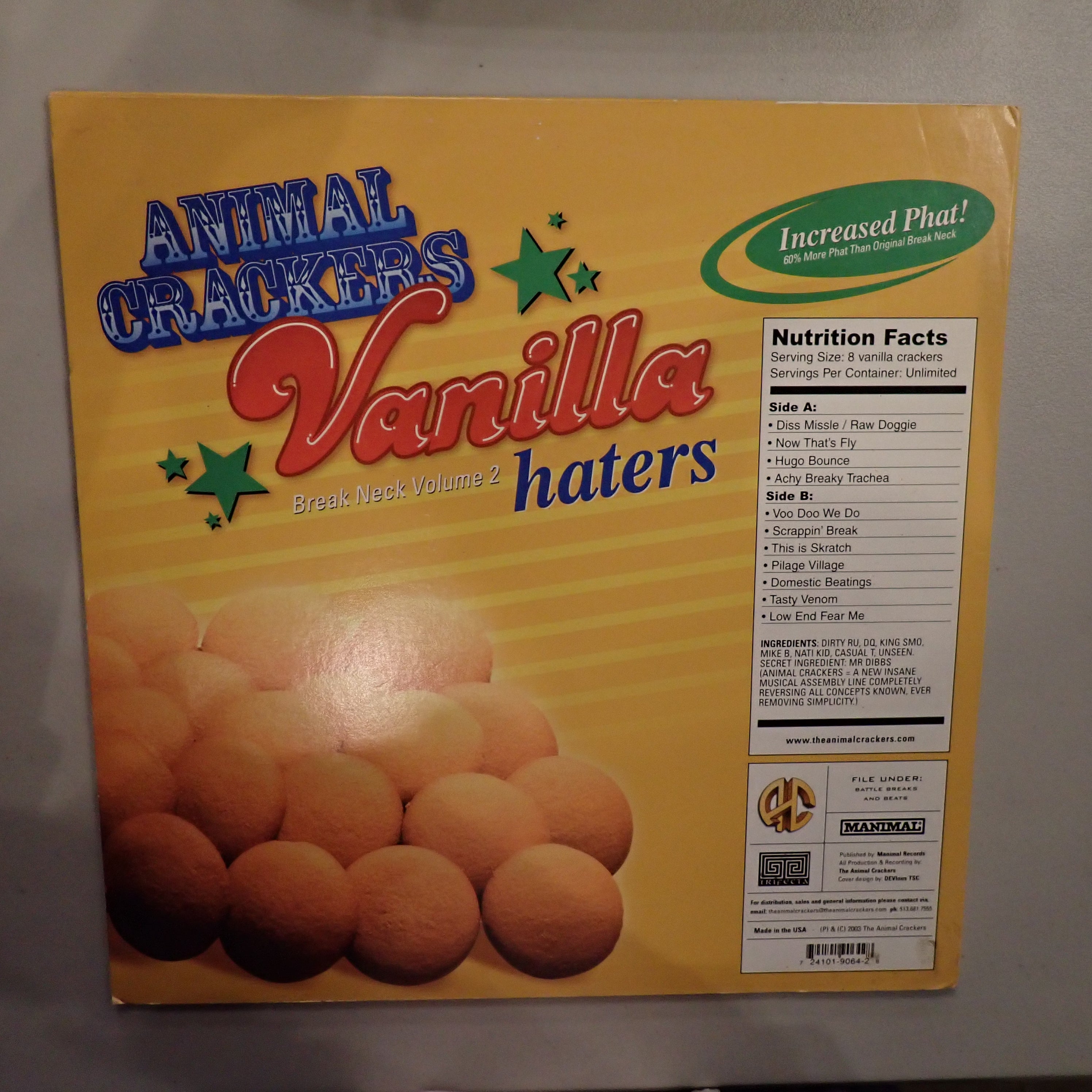 Animal Crackers – Vanilla Haters : Break Neck Volume 2