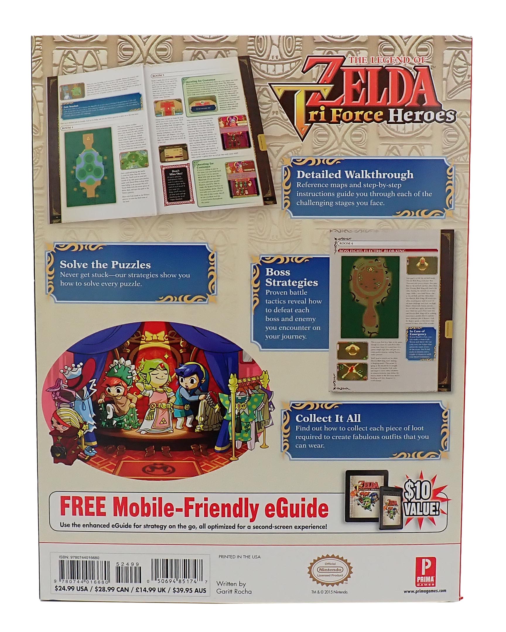 The Legend of Zelda: Tri Force Heroes - Prima Official Guide [Pre-Owned]