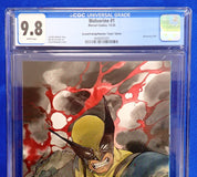 Wolverine #1 (2024) - CGC 9.8 - 2nd Print Peach Momoko "Virgin" Variant