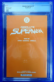 Absolute Superman #5 (2025) - CGC 9.8 - Gordon Variant Cover