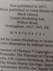 Warhammer - Perturabo: The Hammer of Olympia (HB) (HC)