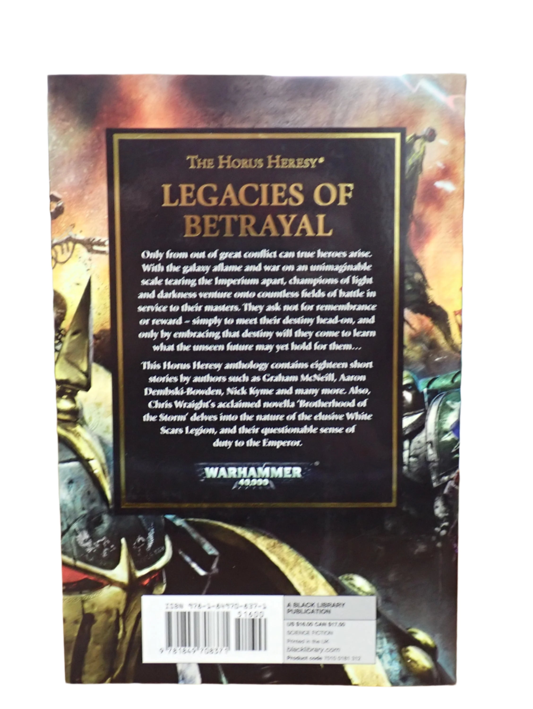 Warhammer - Legacies of Betrayal: Let the Galaxy Burn (TPB)