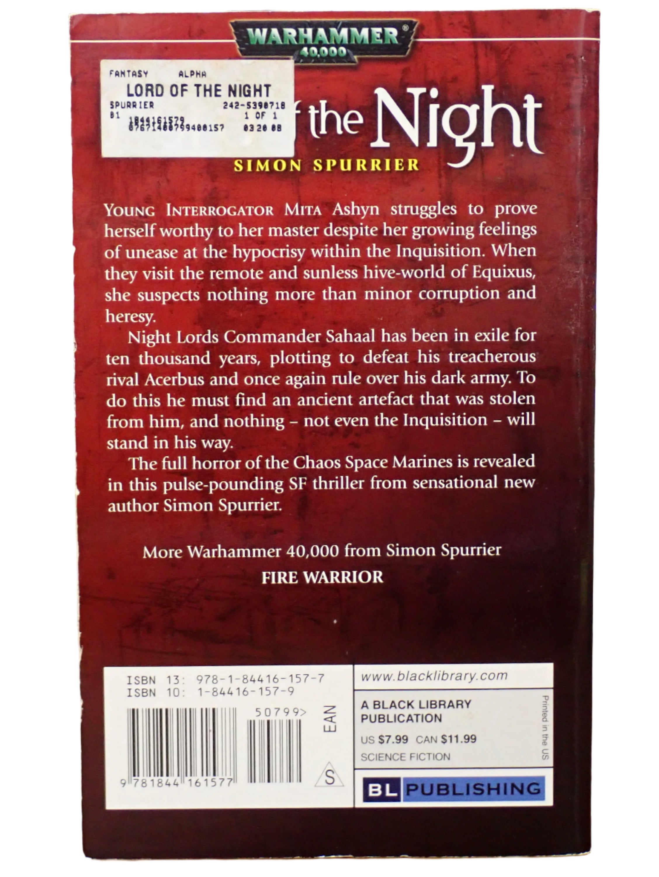 Warhammer - Lord of the Night (MMPB)