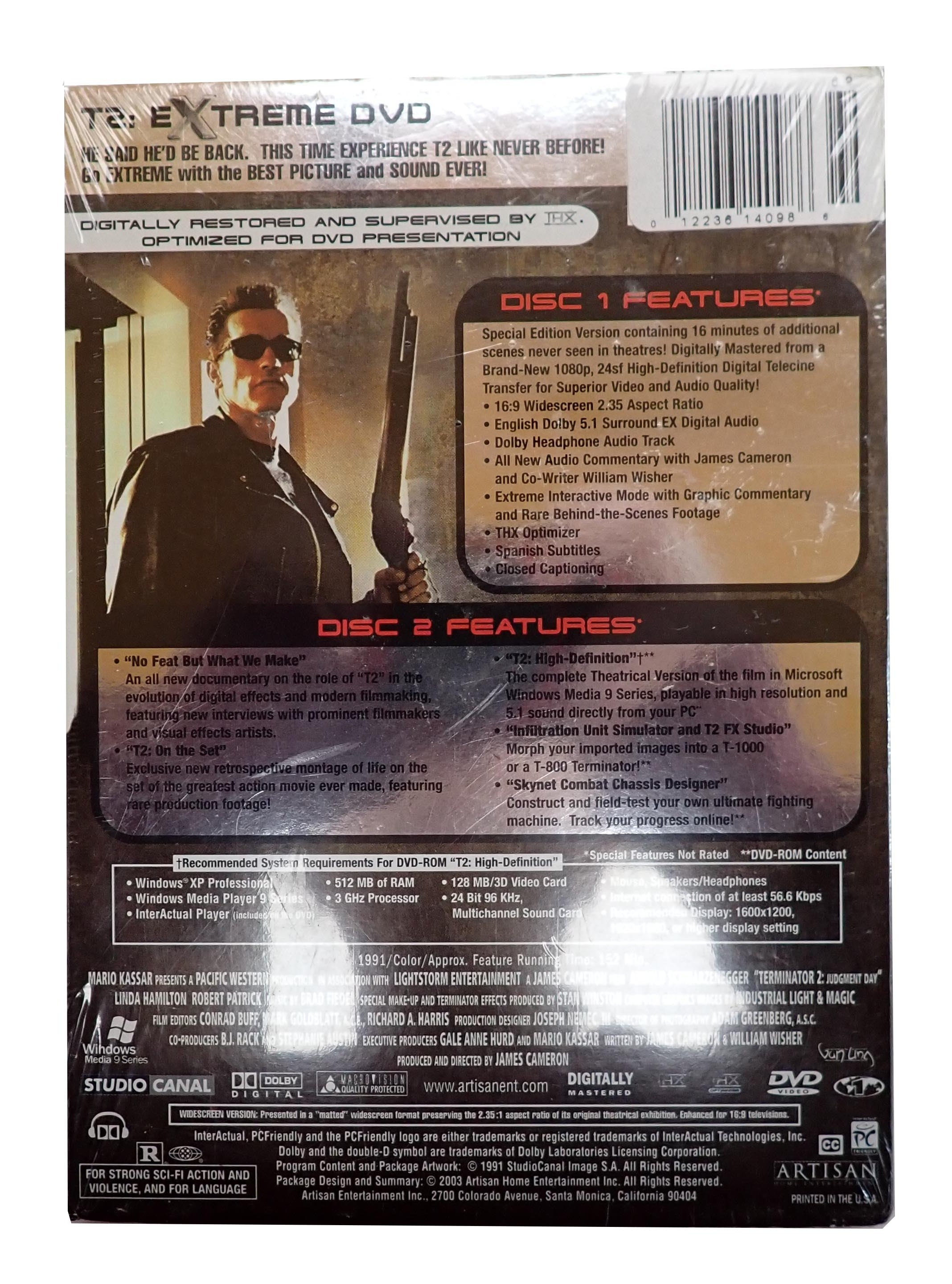 Terminator 2: Extreme DVD Edition - SEALED [DVD]