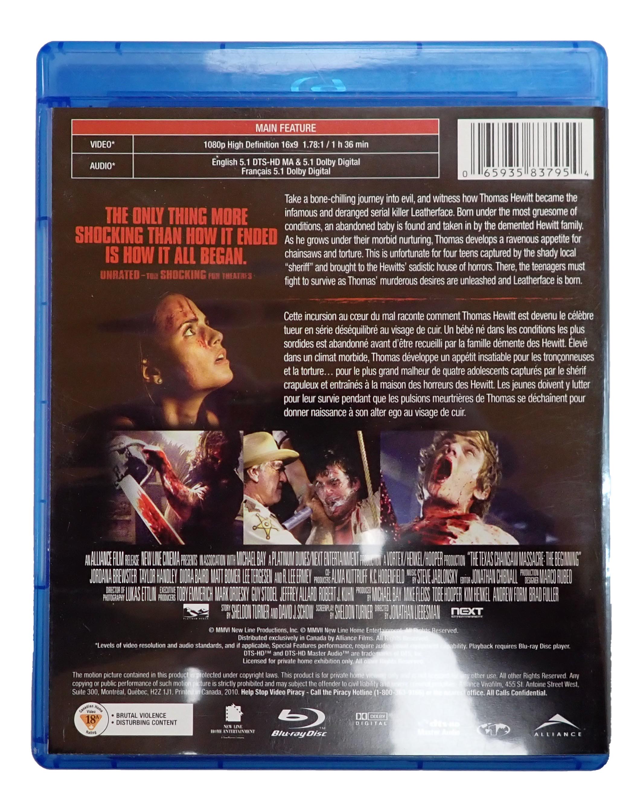 Texas Chainsaw Massacre: The Beginning: Unrated Edition - [Blu-Ray]
