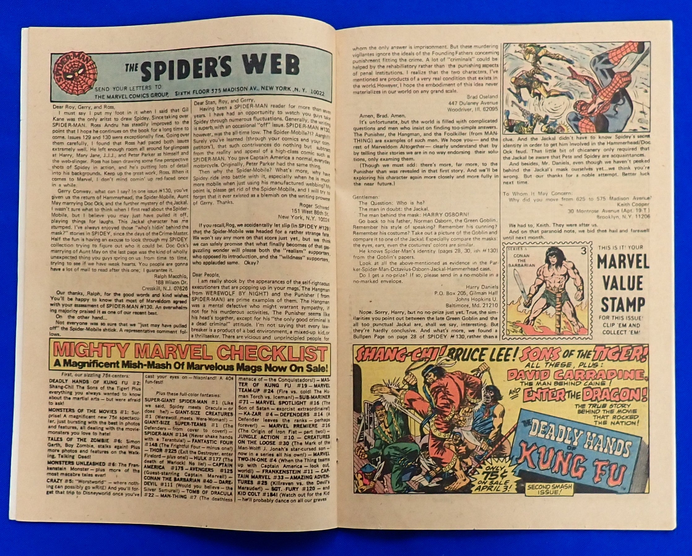 Amazing Spider-Man #134 (1974) - FN (6.0) - 2nd Punisher App.