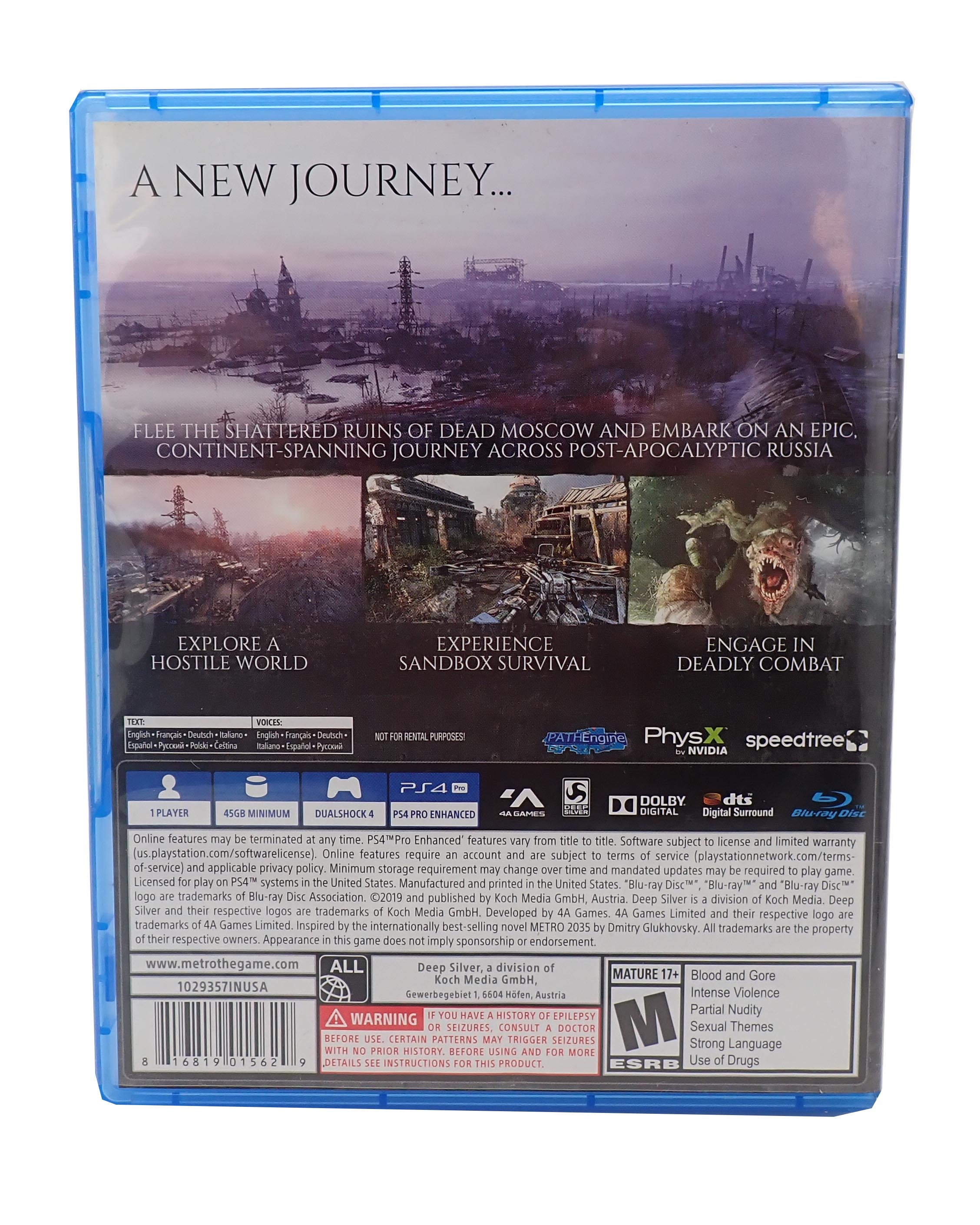 Metro Exodus - PS4