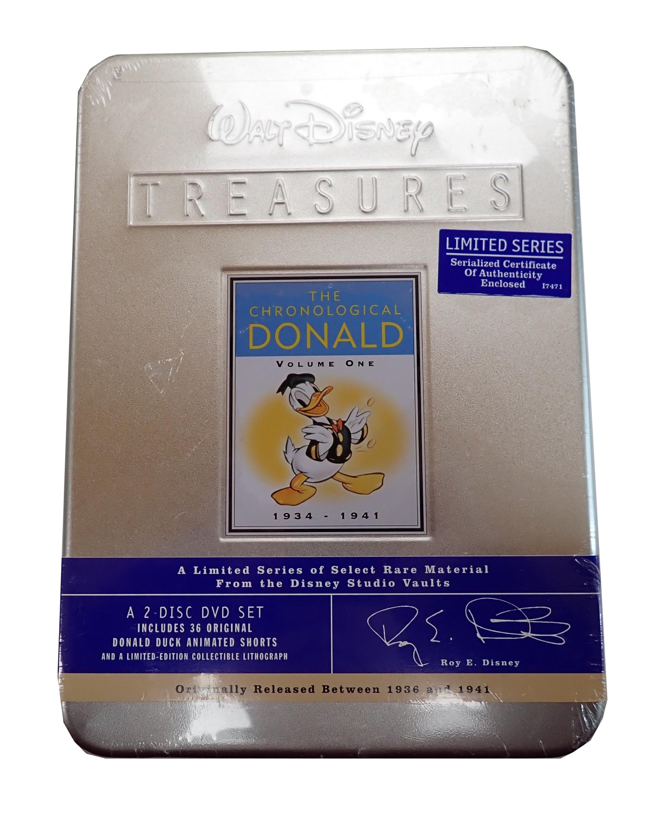Walt Disney Treasures: The Chronological Donald Vol. 1 - SEALED [DVD]