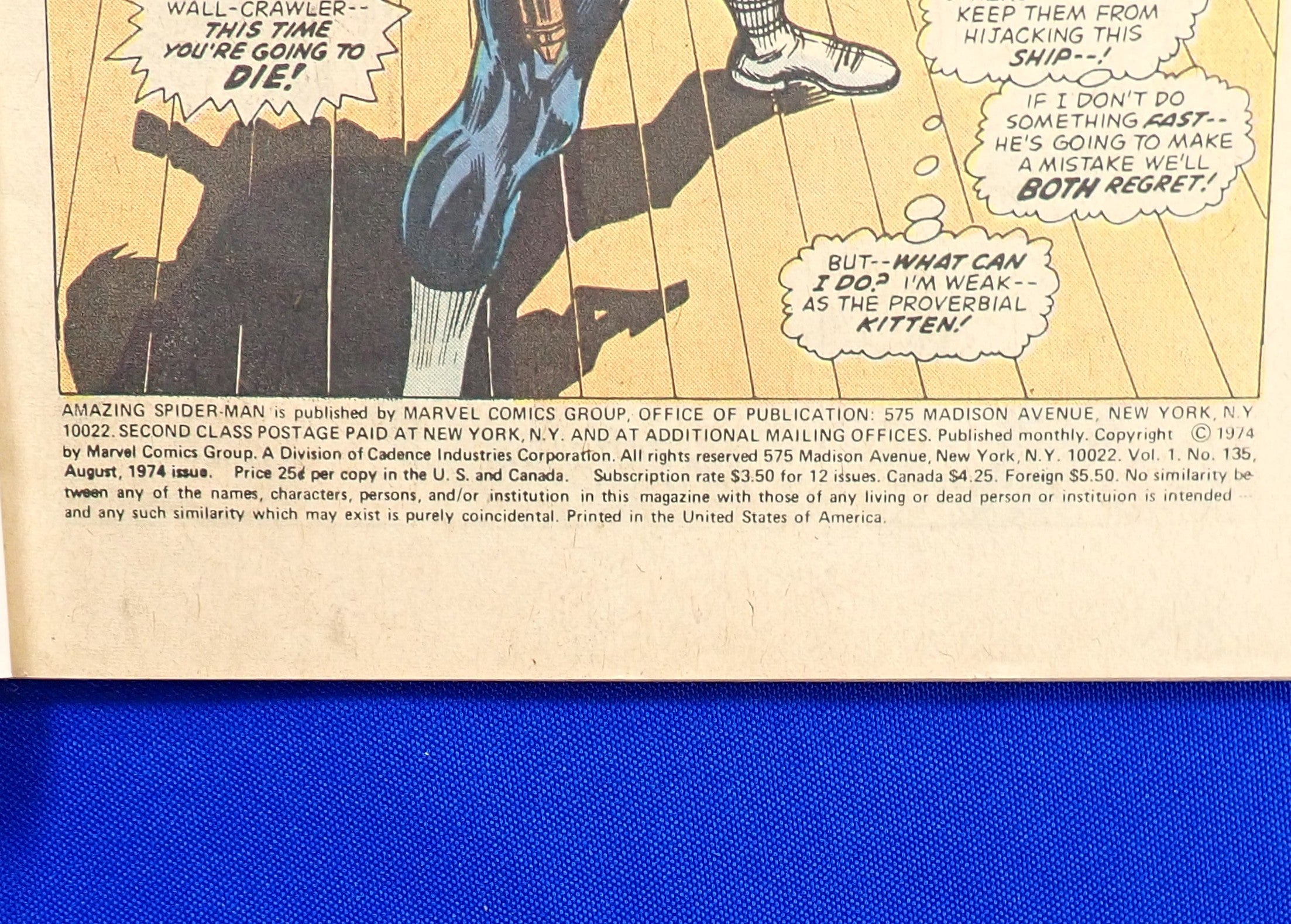 Amazing Spider-Man #135 (1974) - FN+/VF (6.5-7.0) - 3nd Punisher App.