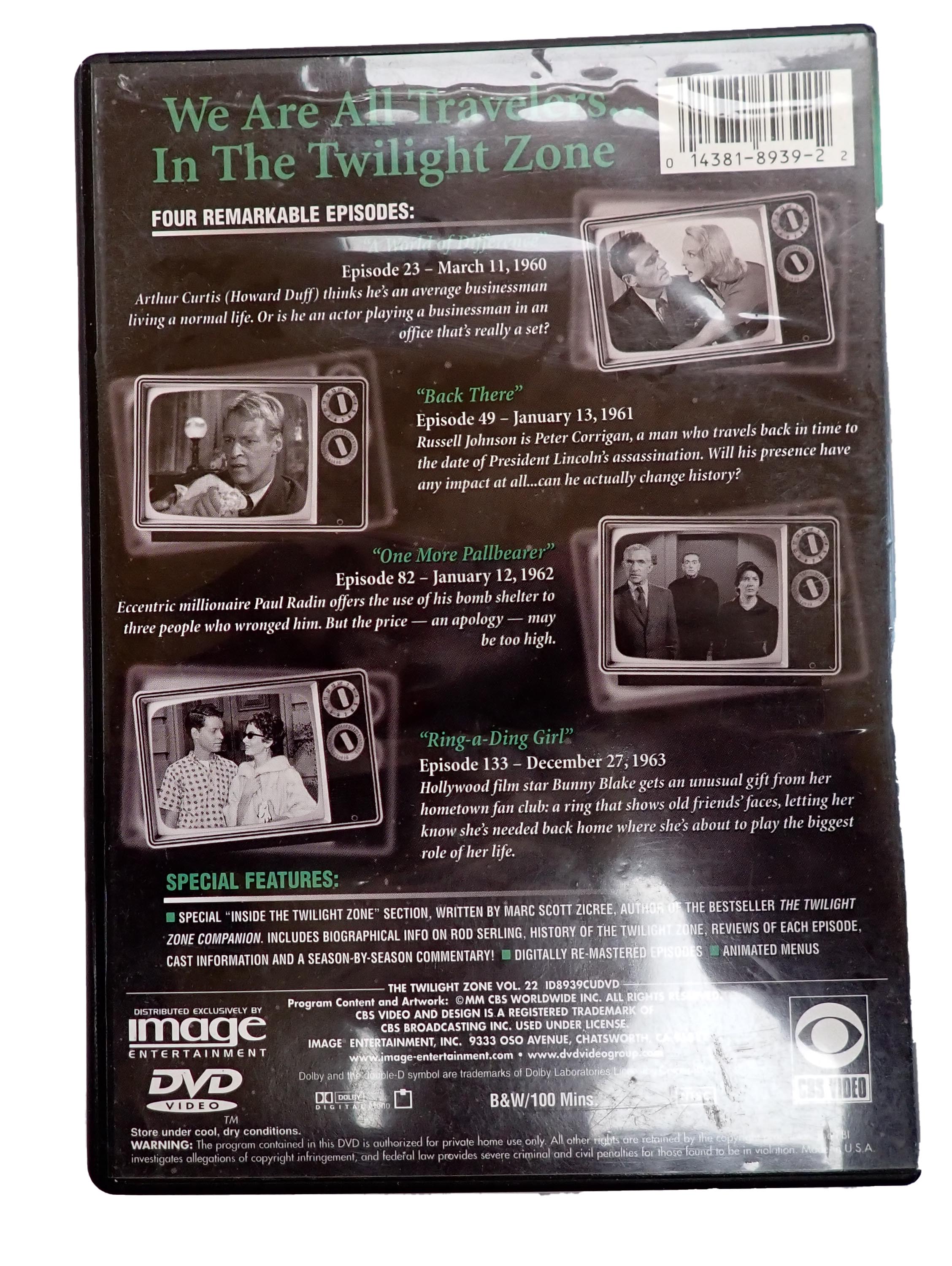 The Twilight Zone Vol. 22 - [DVD]