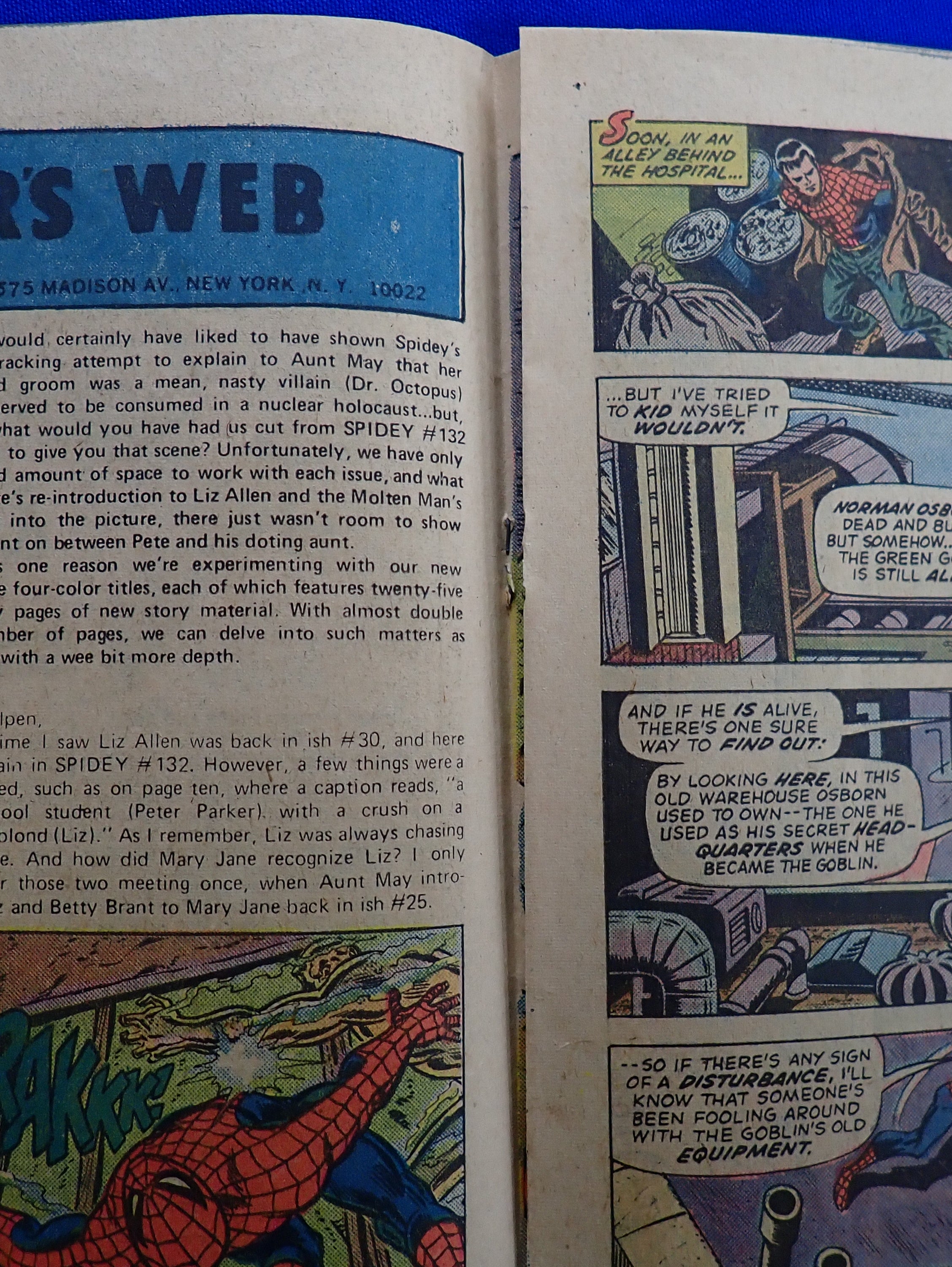 Amazing Spider-Man #136 (1974) - VG (4.0) - 1st Harry Osborn as Green Goblin