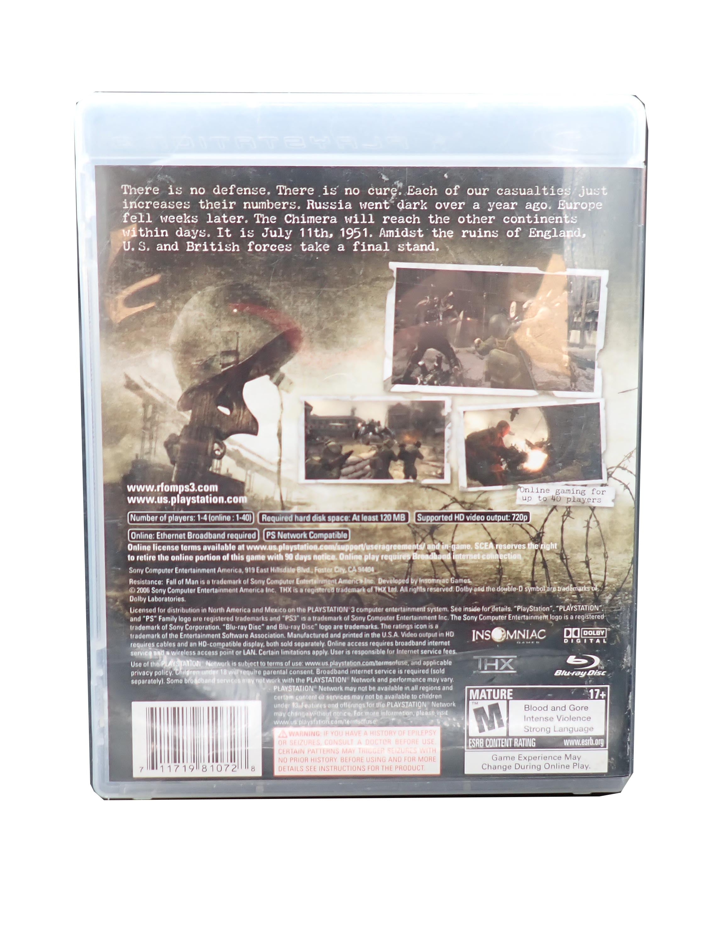 Resistance Fall of Man - PS3