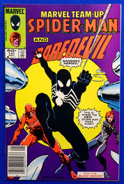 Marvel Team-Up #141 (1984) - VF+/NM (8.5-9.0) - 2nd App. Black Costume
