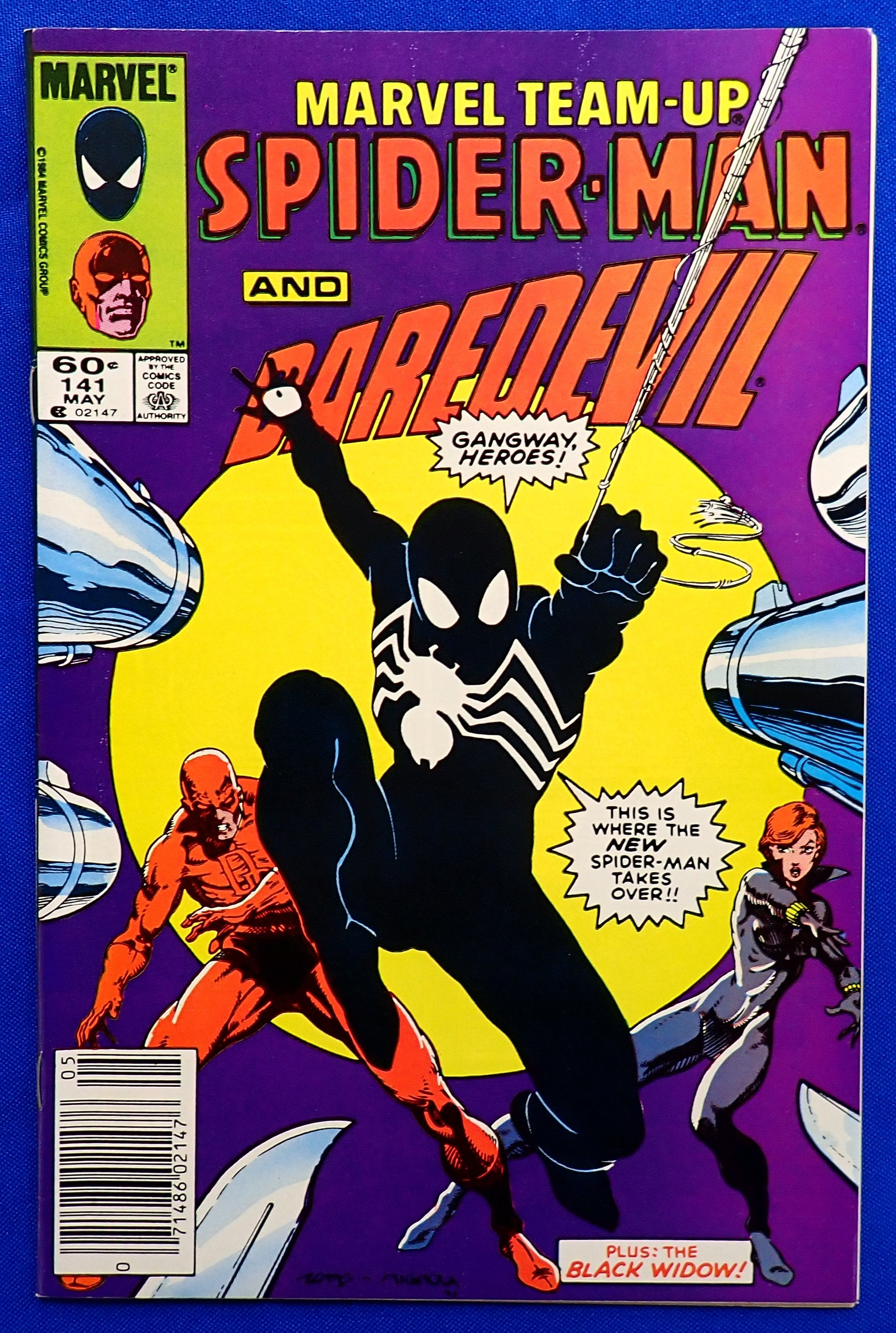 Marvel Team-Up #141 (1984) - VF+/NM (8.5-9.0) - 2nd App. Black Costume