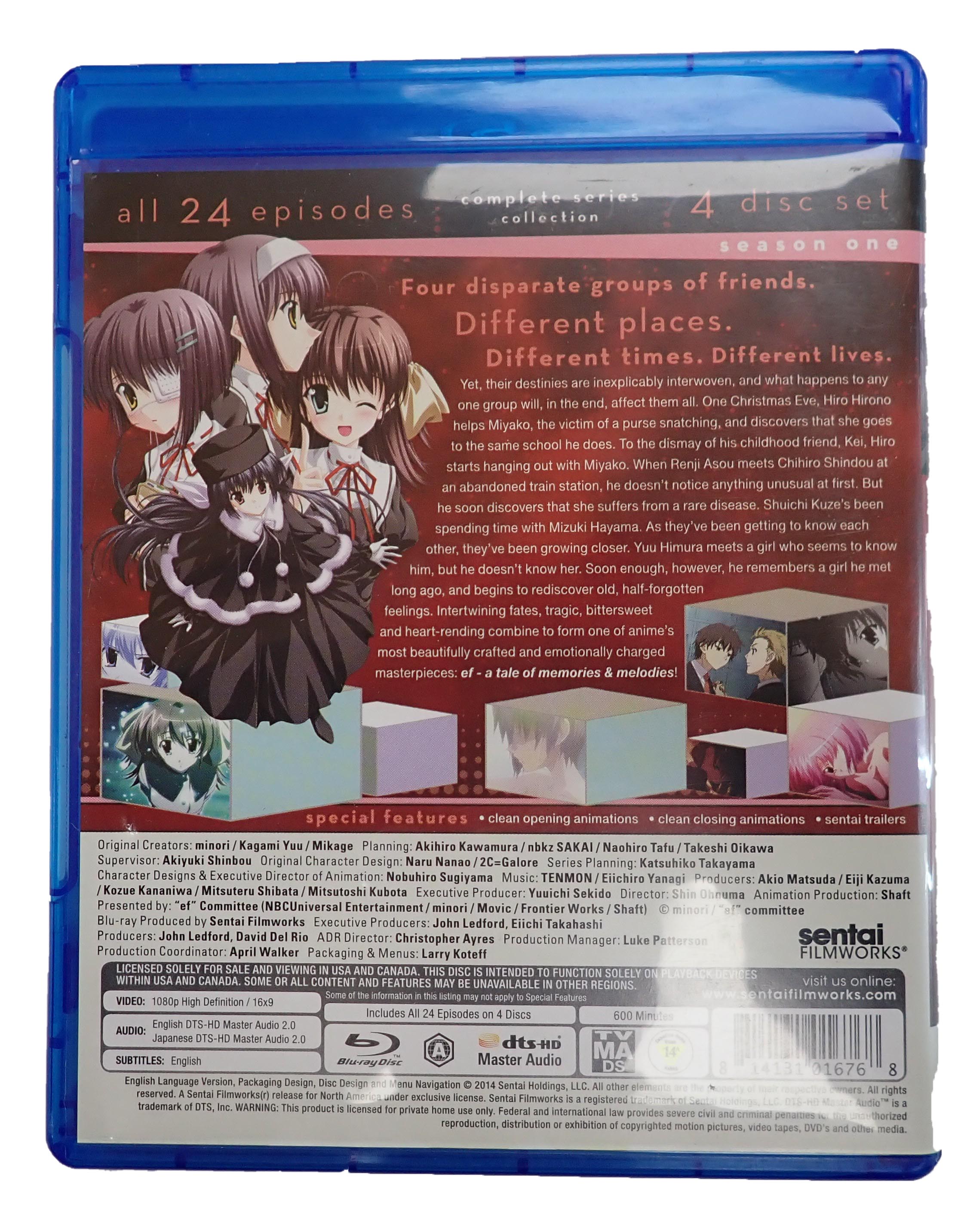 Ef - A Tale of Memories & Melodies: Complete Series Collection - [Blu-Ray]