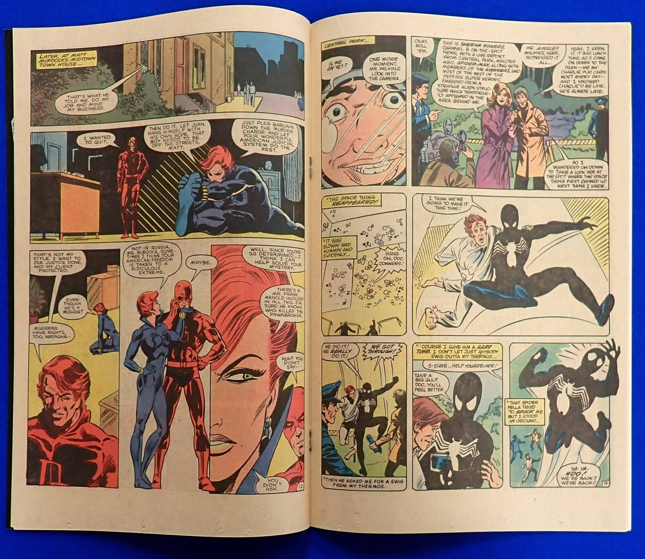 Marvel Team-Up #141 (1984) - VF+/NM (8.5-9.0) - 2nd App. Black Costume