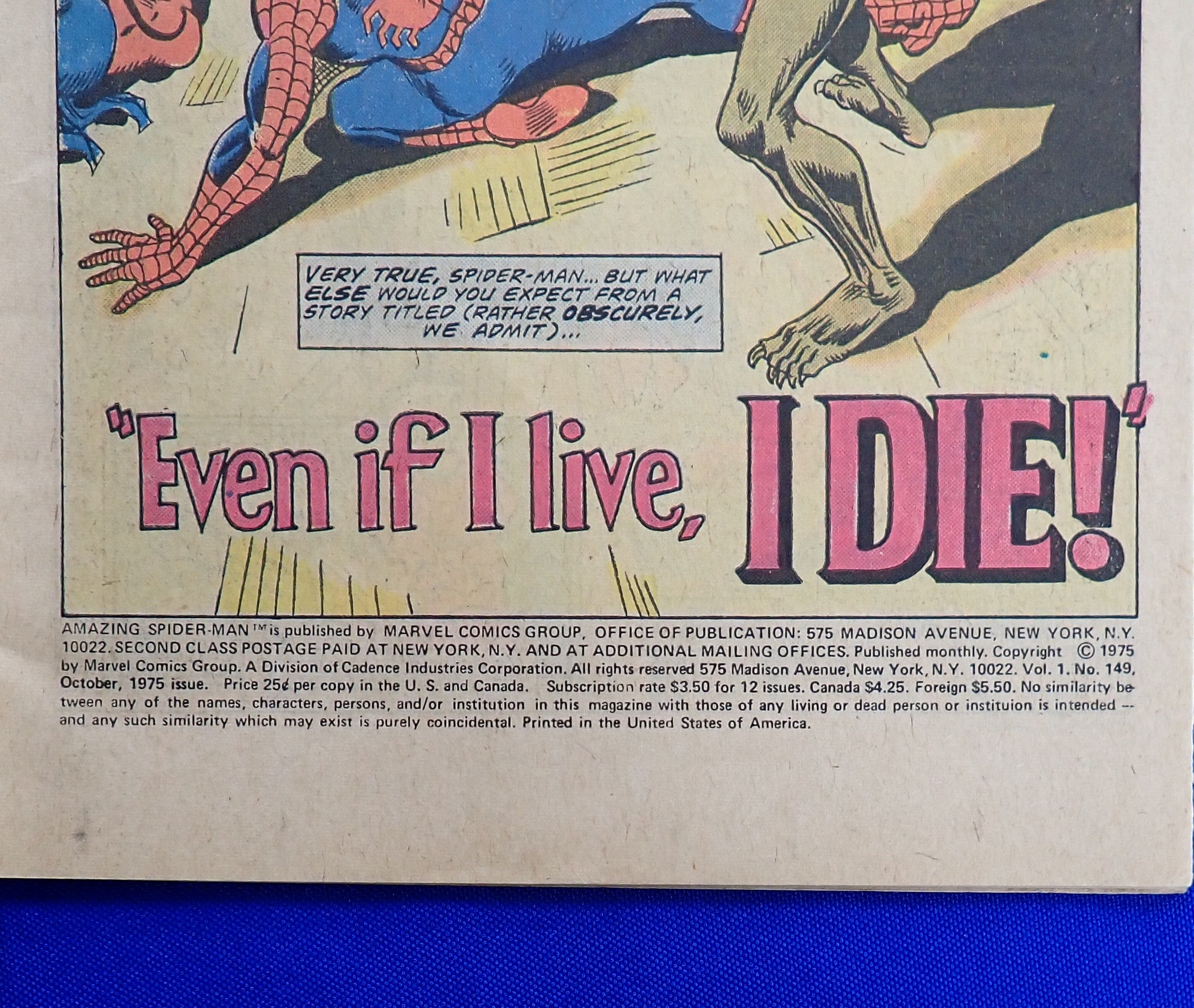 Amazing Spider-Man #149 (1974) - FN+ (6.5) - 1st of Peter's Clone