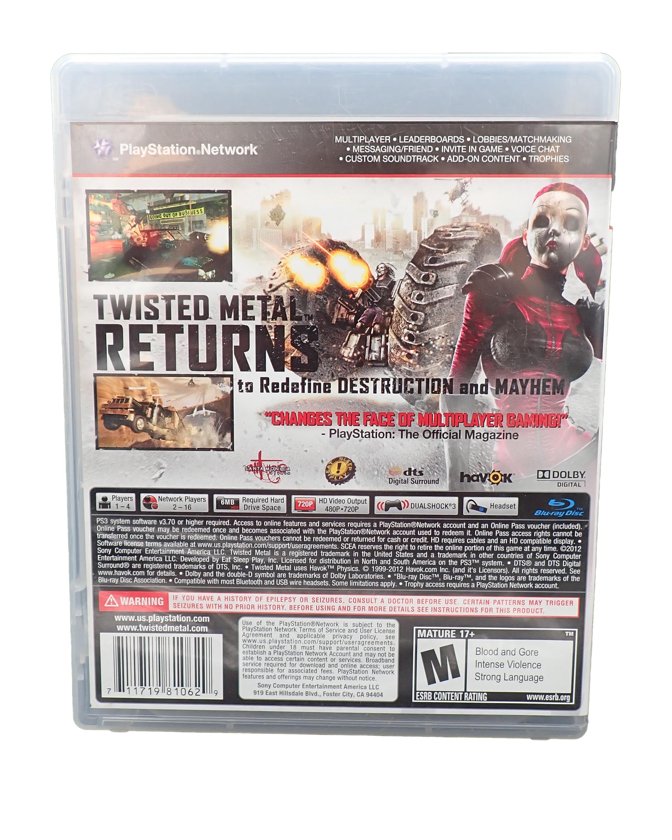 Twisted Metal - PS3