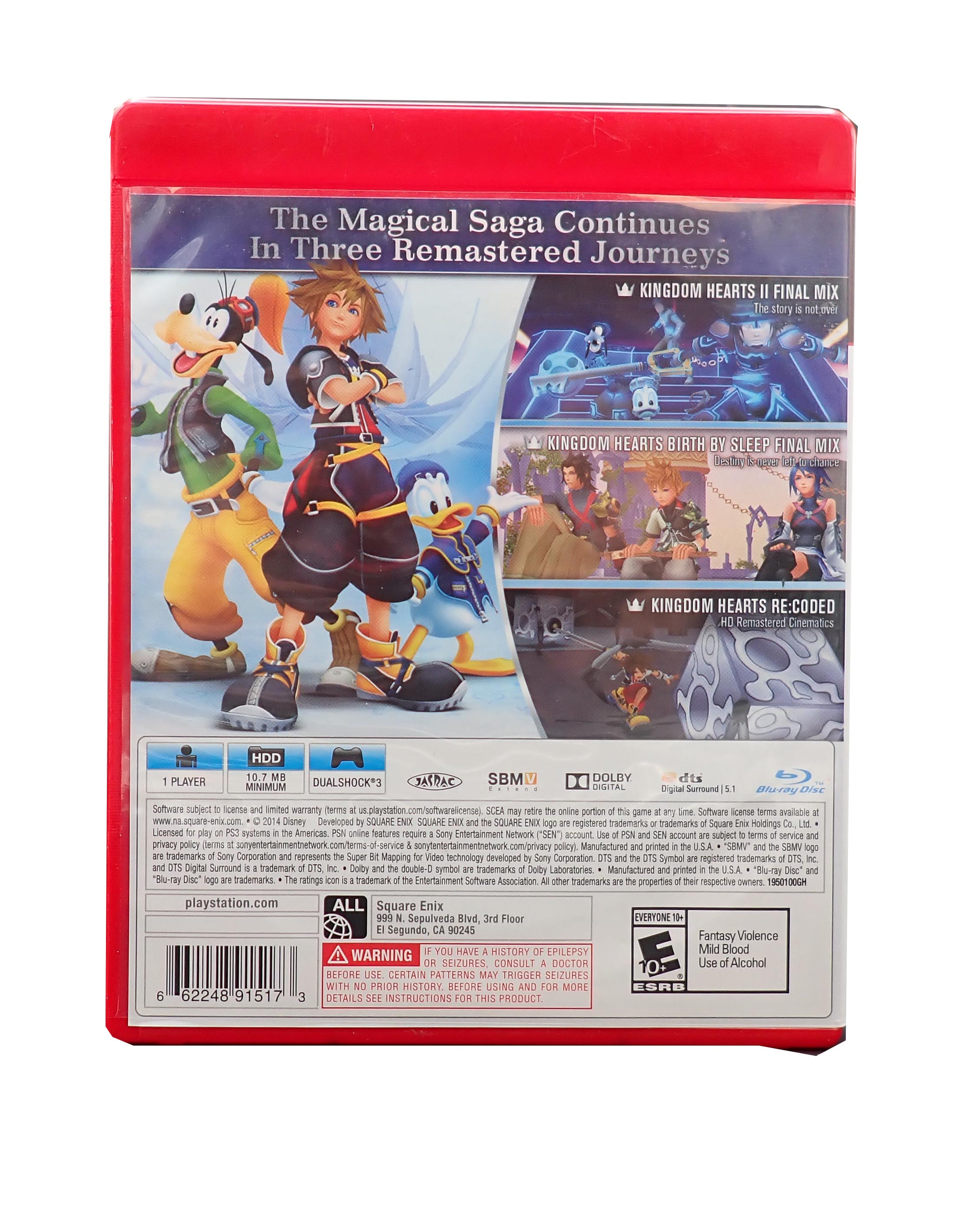 Kingdom Hearts HD 2.5 Remix - PS3