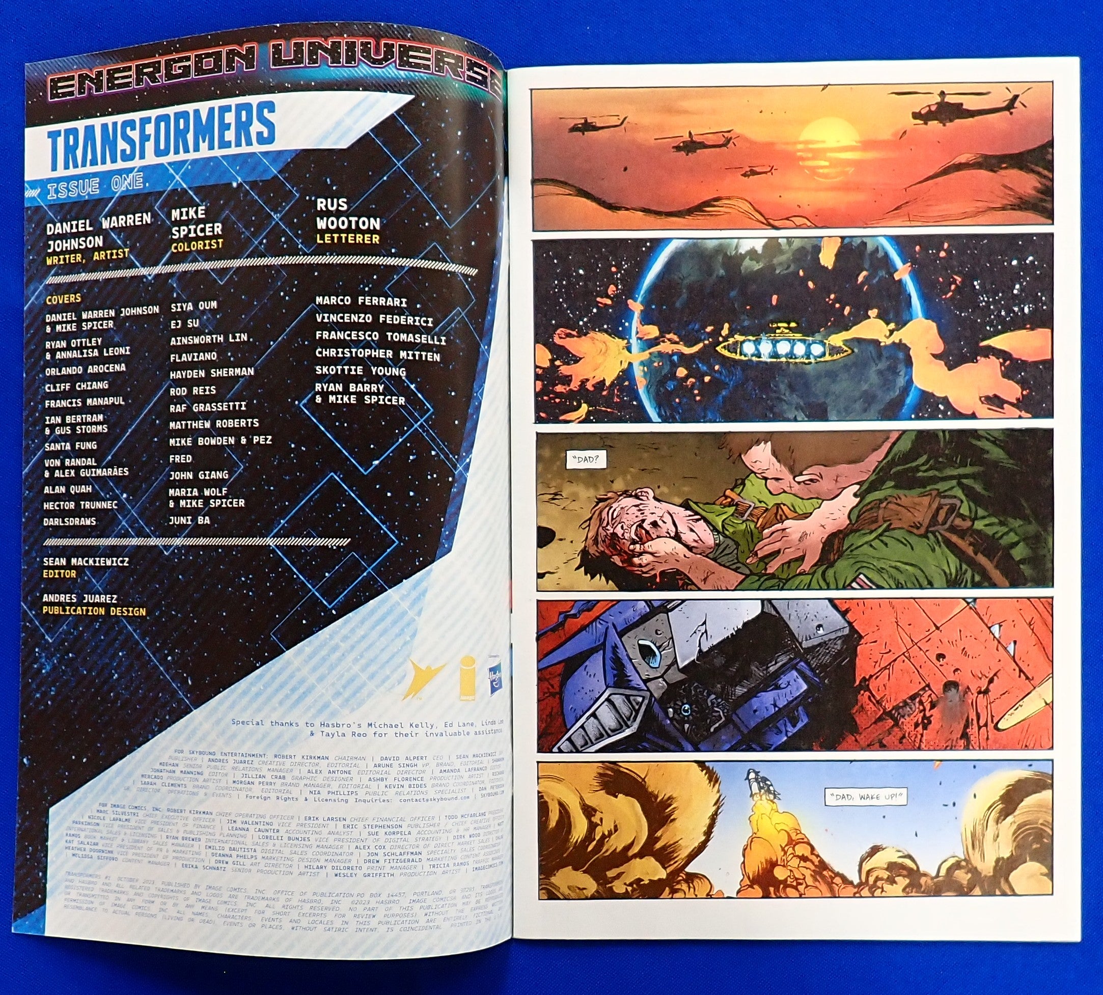 Transformers #1 (2023) - NM+ (9.2+) - Transformers IP Premiere for Image