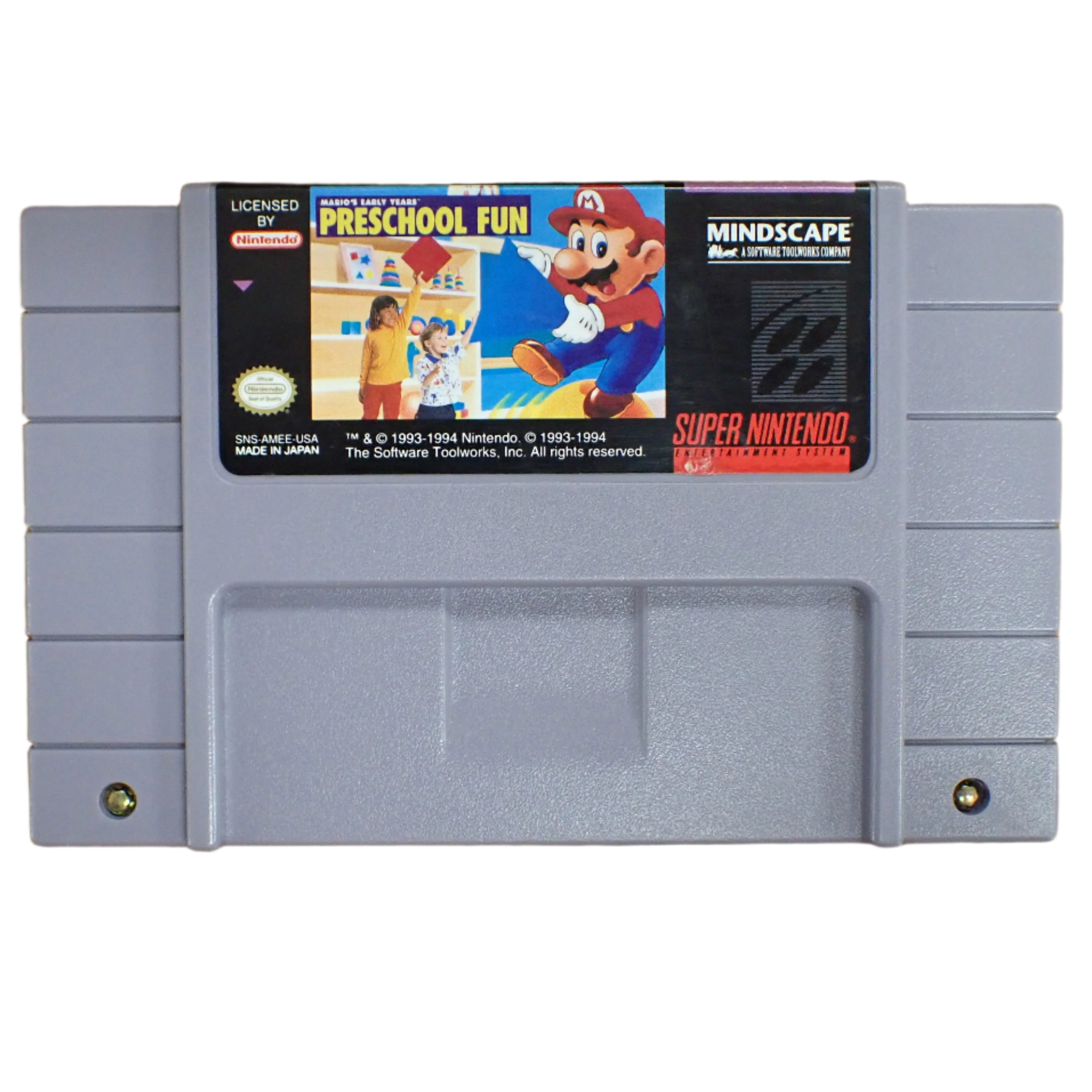 Mario's Early Years Preschool Fun - SNES