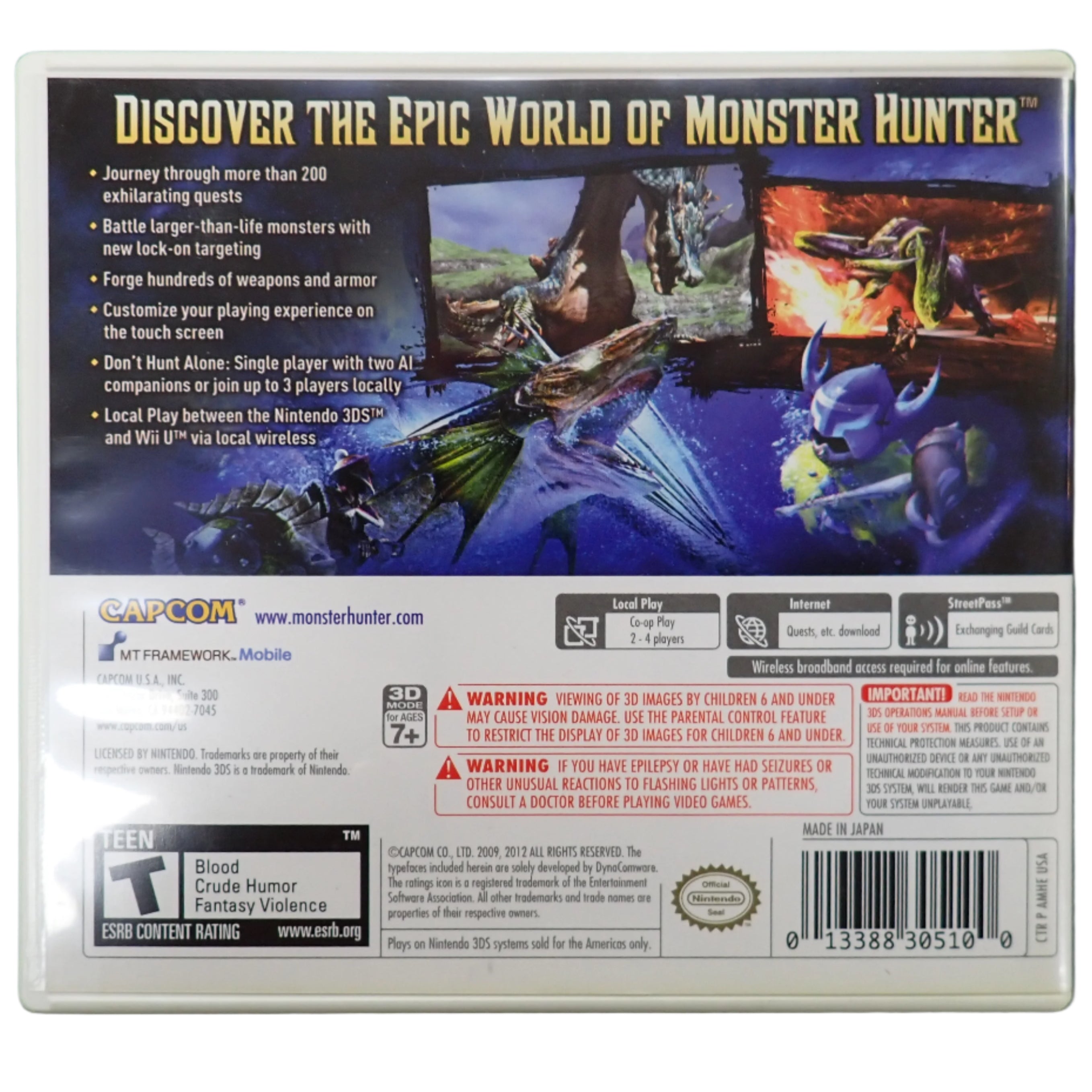 Monster Hunter 3 Ultimate - 3DS
