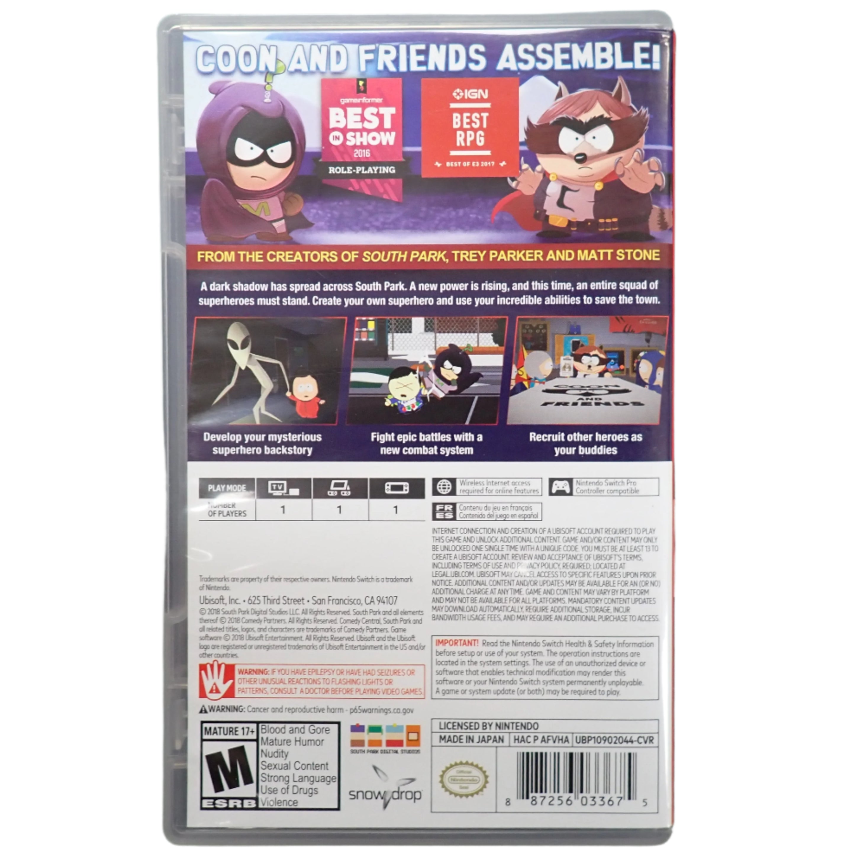 South Park The Fractured But Whole - Switch