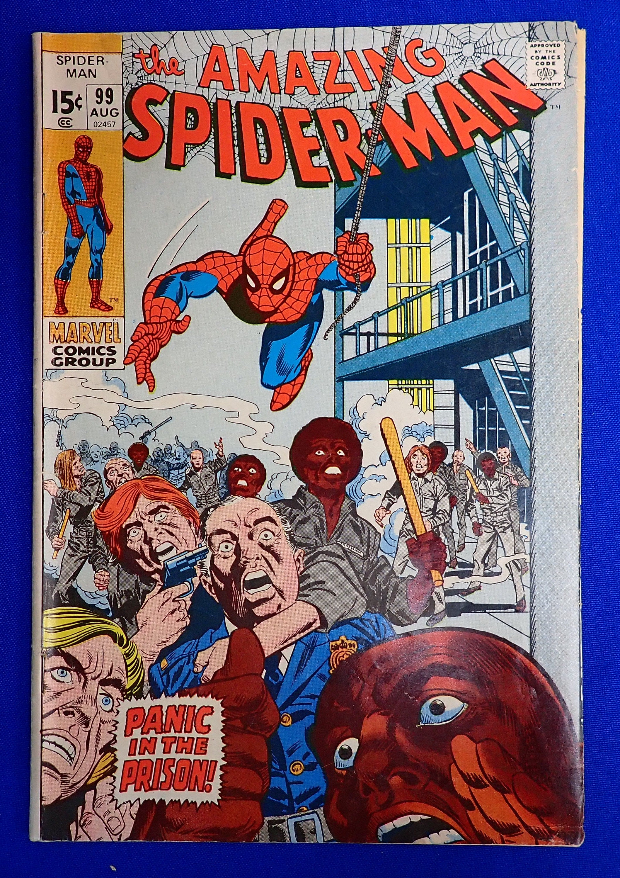 Amazing Spider-Man #99 (1971) - GD+/VG (2.5-3.0) - Johnny Carson & Ed McMahon App.