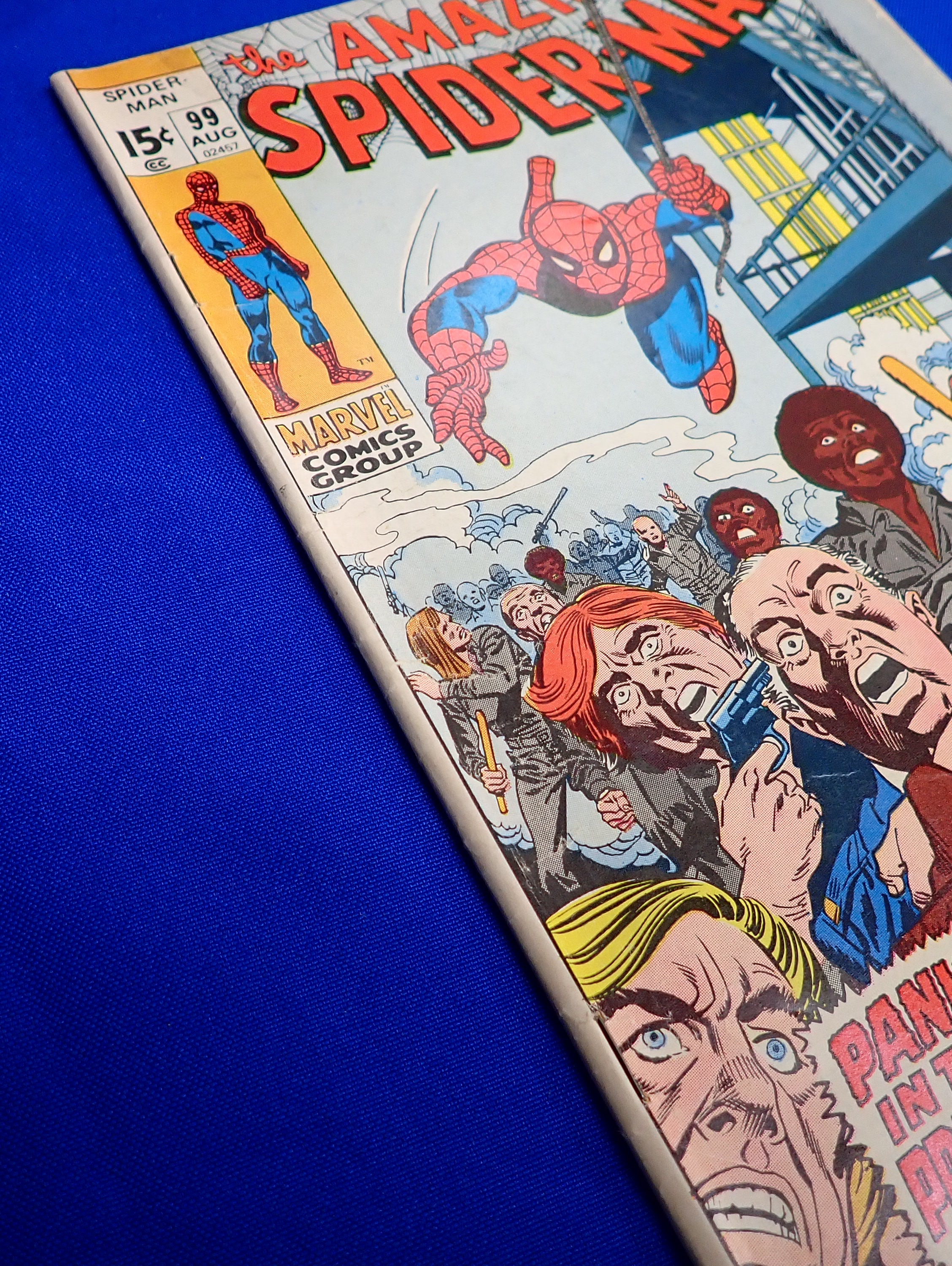 Amazing Spider-Man #99 (1971) - GD+/VG (2.5-3.0) - Johnny Carson & Ed McMahon App.