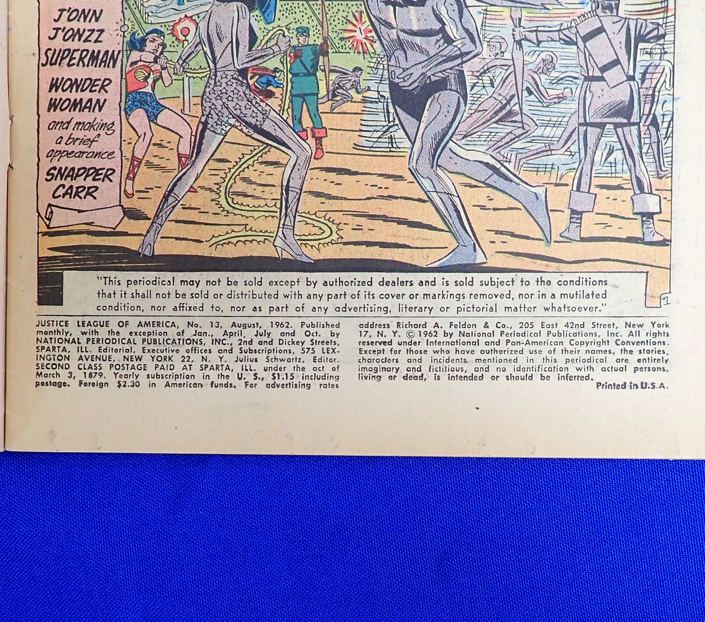 JLA #13 (1962) - FN/FN+ (6.0-6.5) - Silver Age Issue