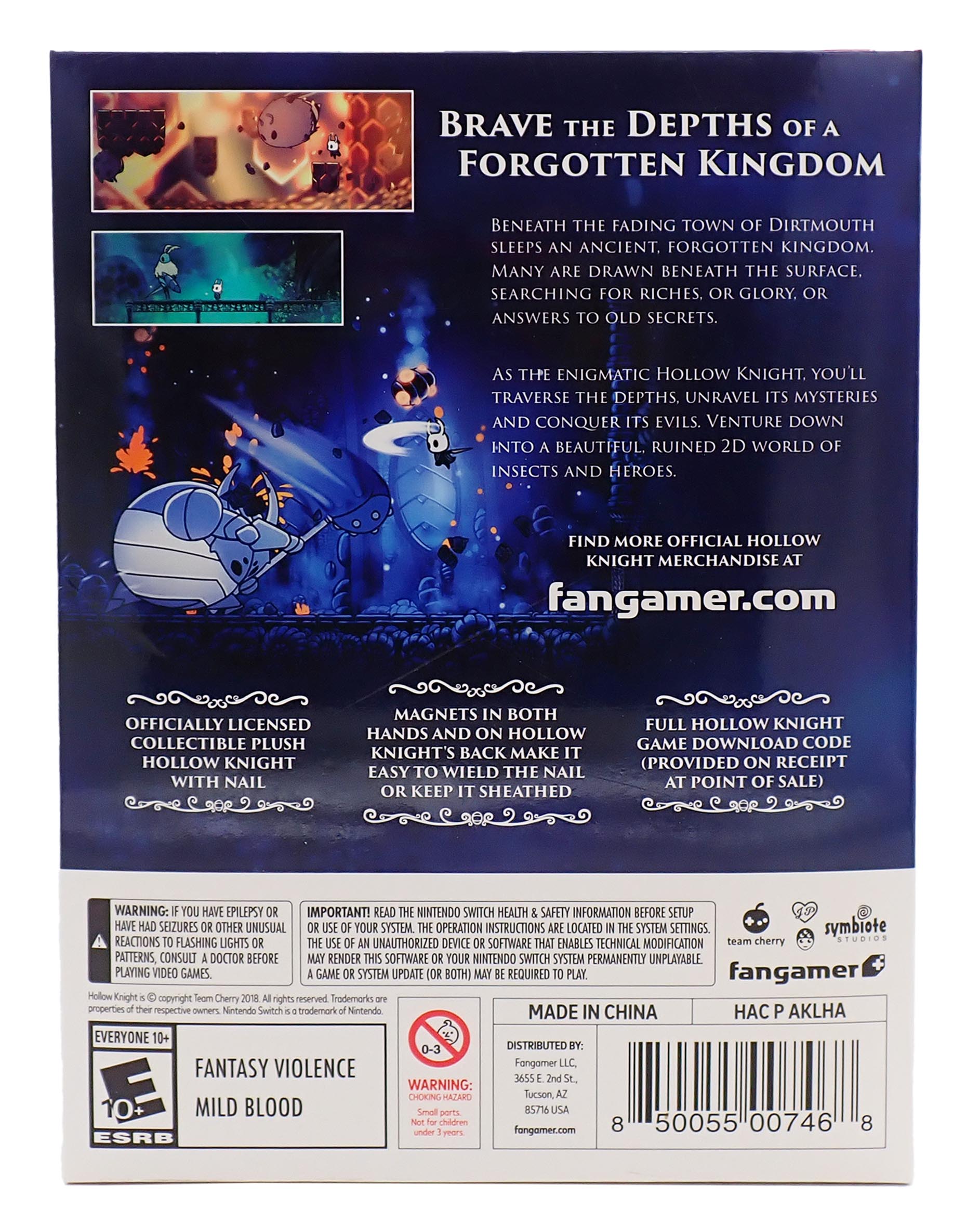 The Knight Plush - Hollow Knight Fangamer [Pre-Owned]